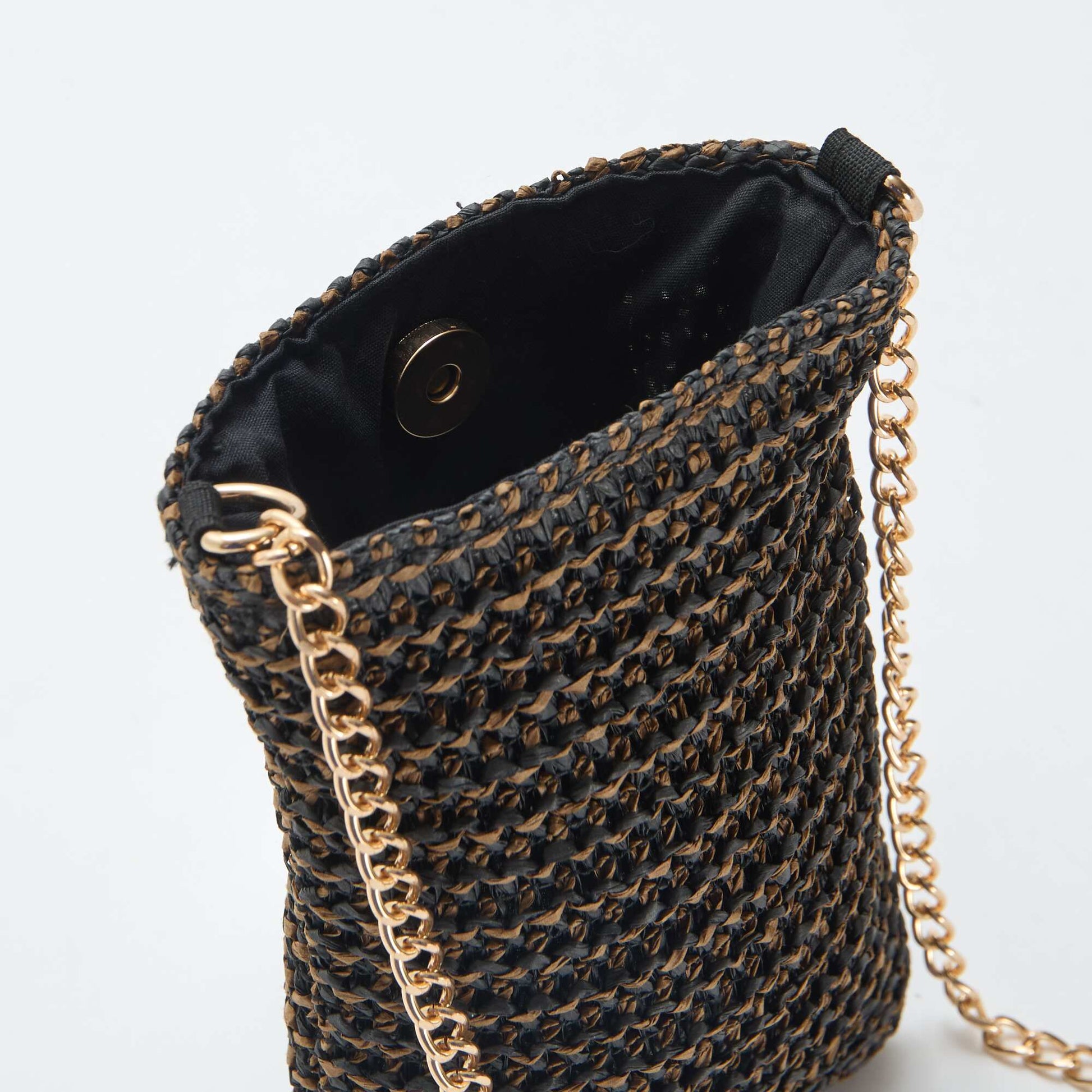 Pochette de téléphone à bandoulière MARRON