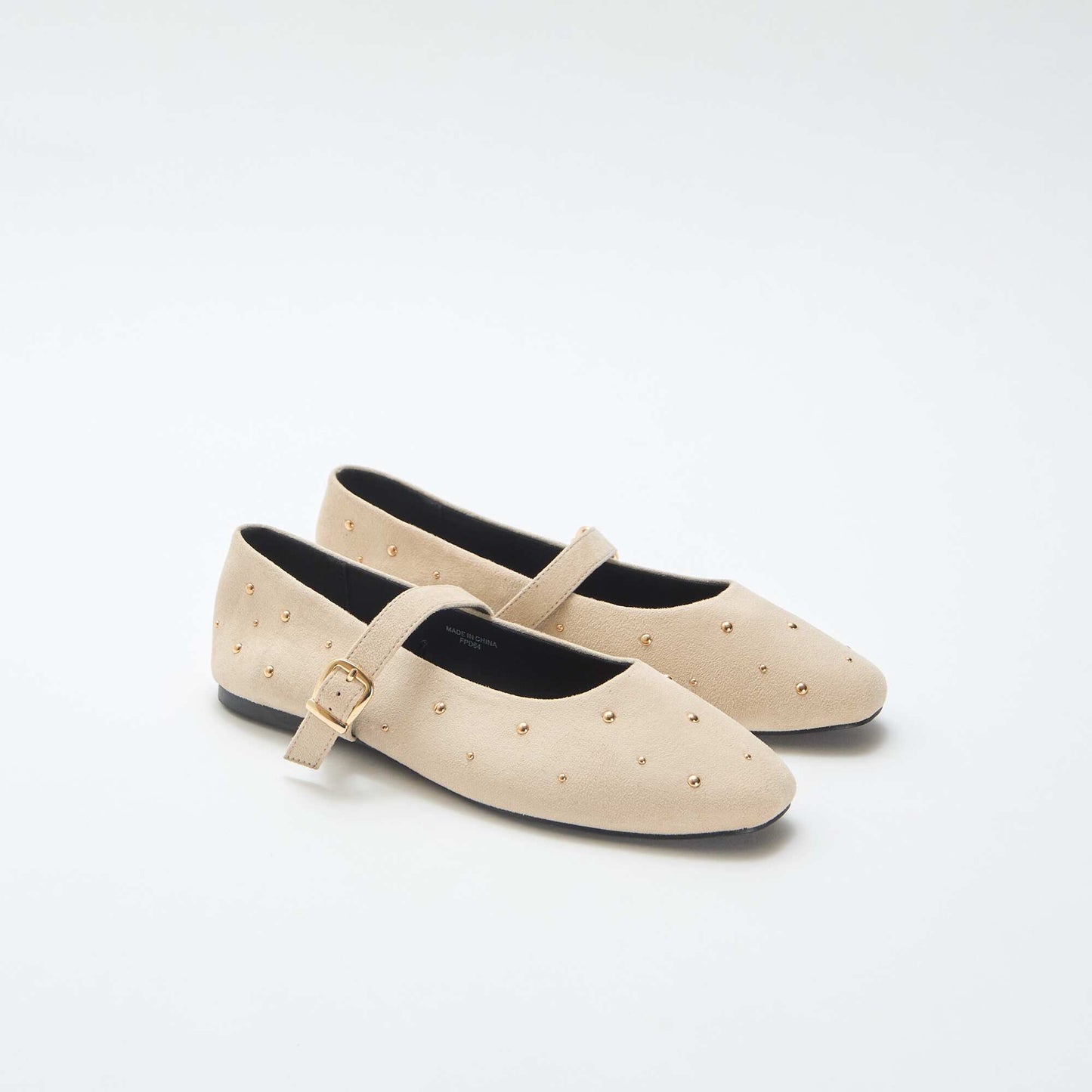 Ballerines plates en simili BEIGE