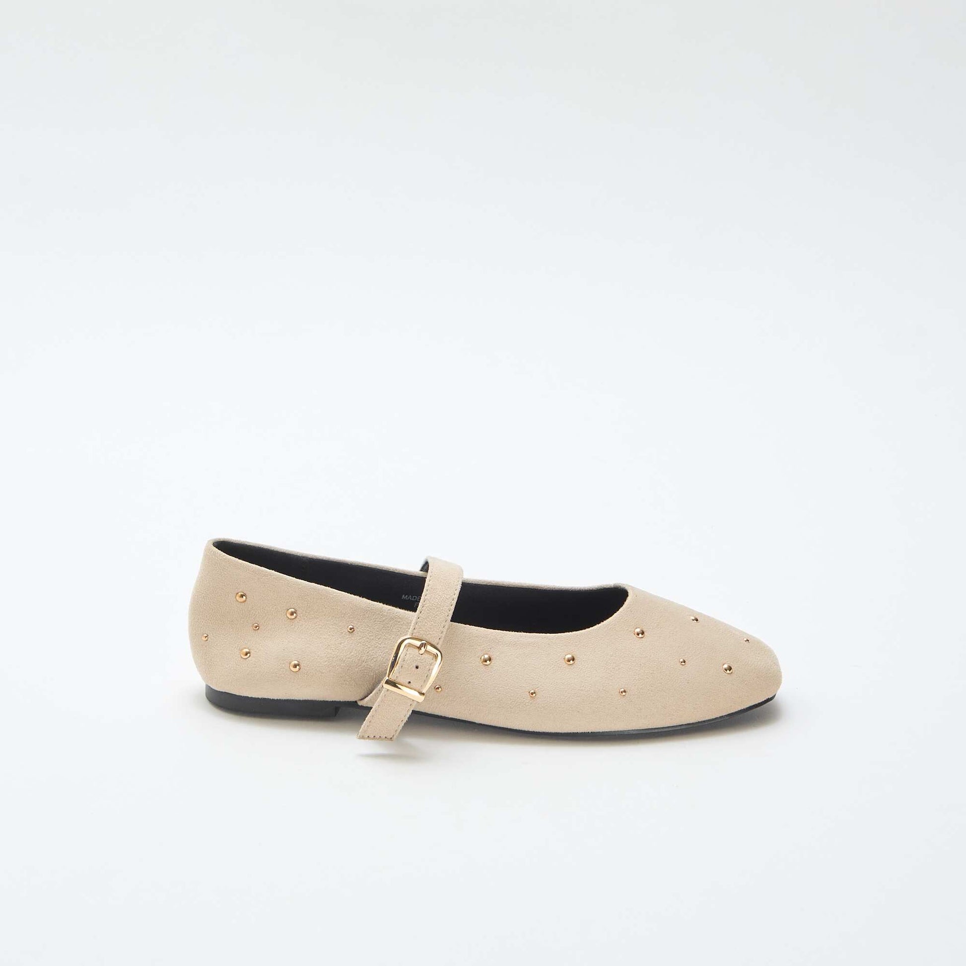 Ballerines plates en simili BEIGE