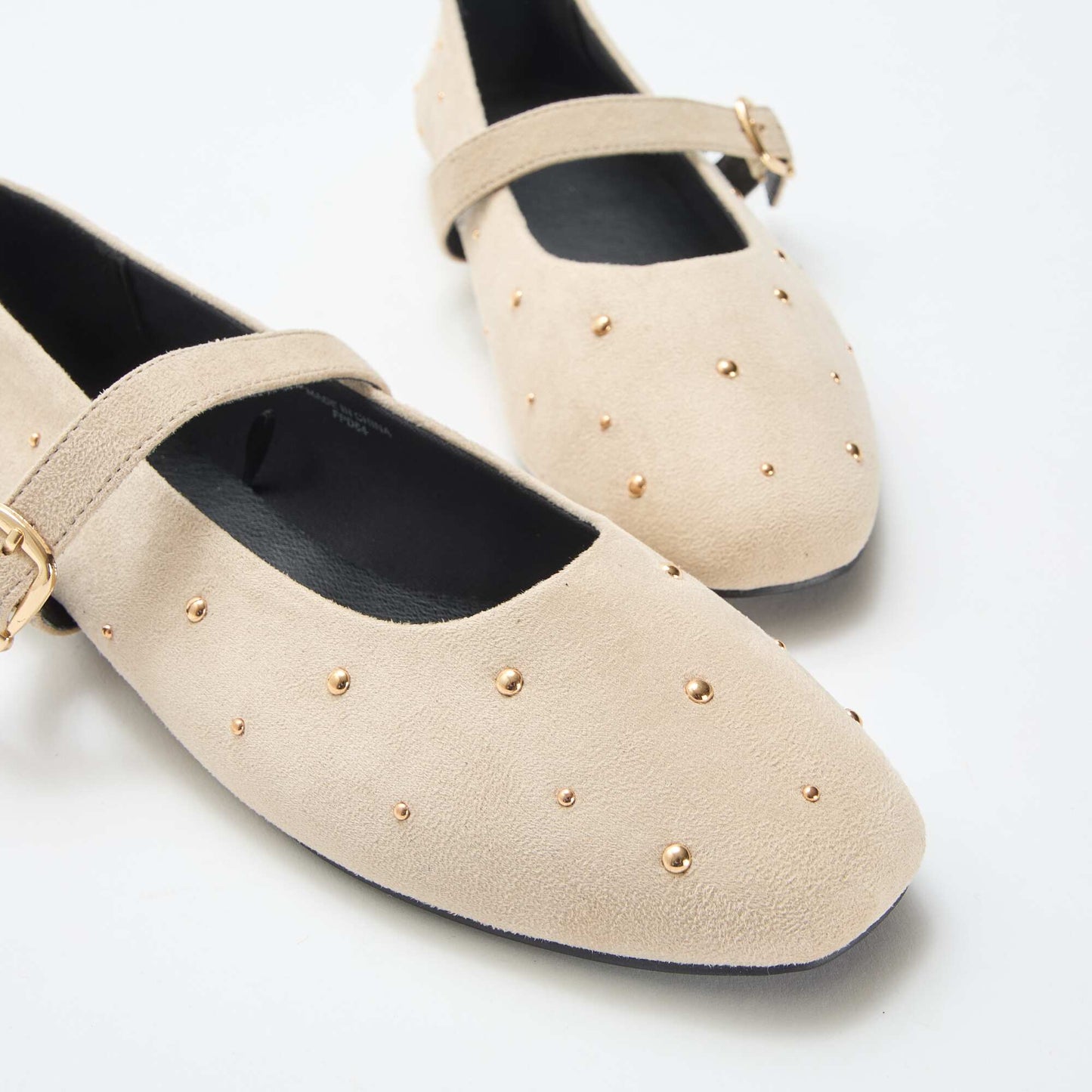 Ballerines plates en simili BEIGE