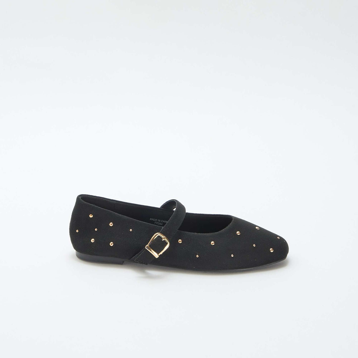 Ballerines plates en simili NOIR