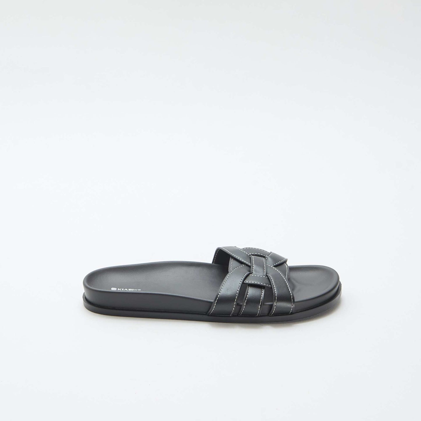Paire de mules unies NOIR