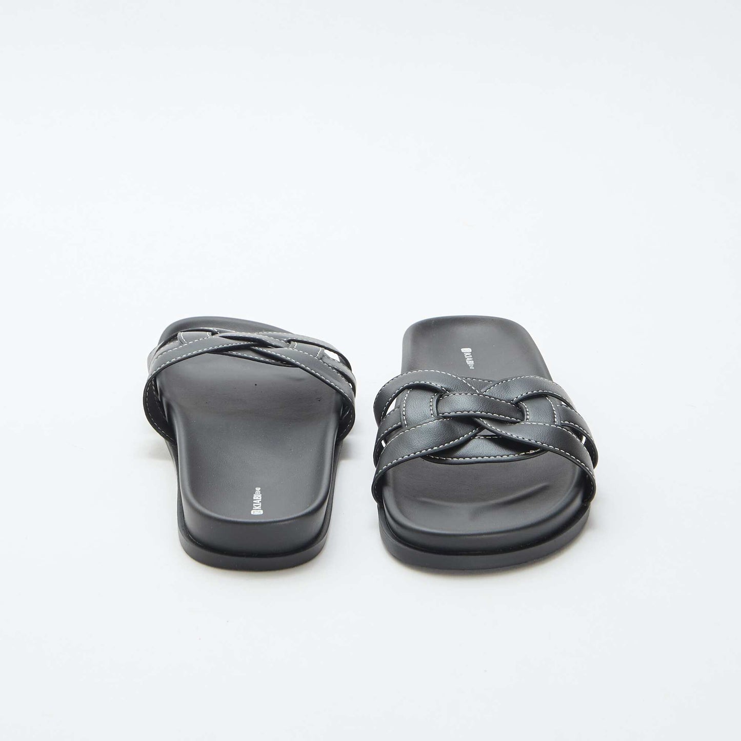 Paire de mules unies NOIR