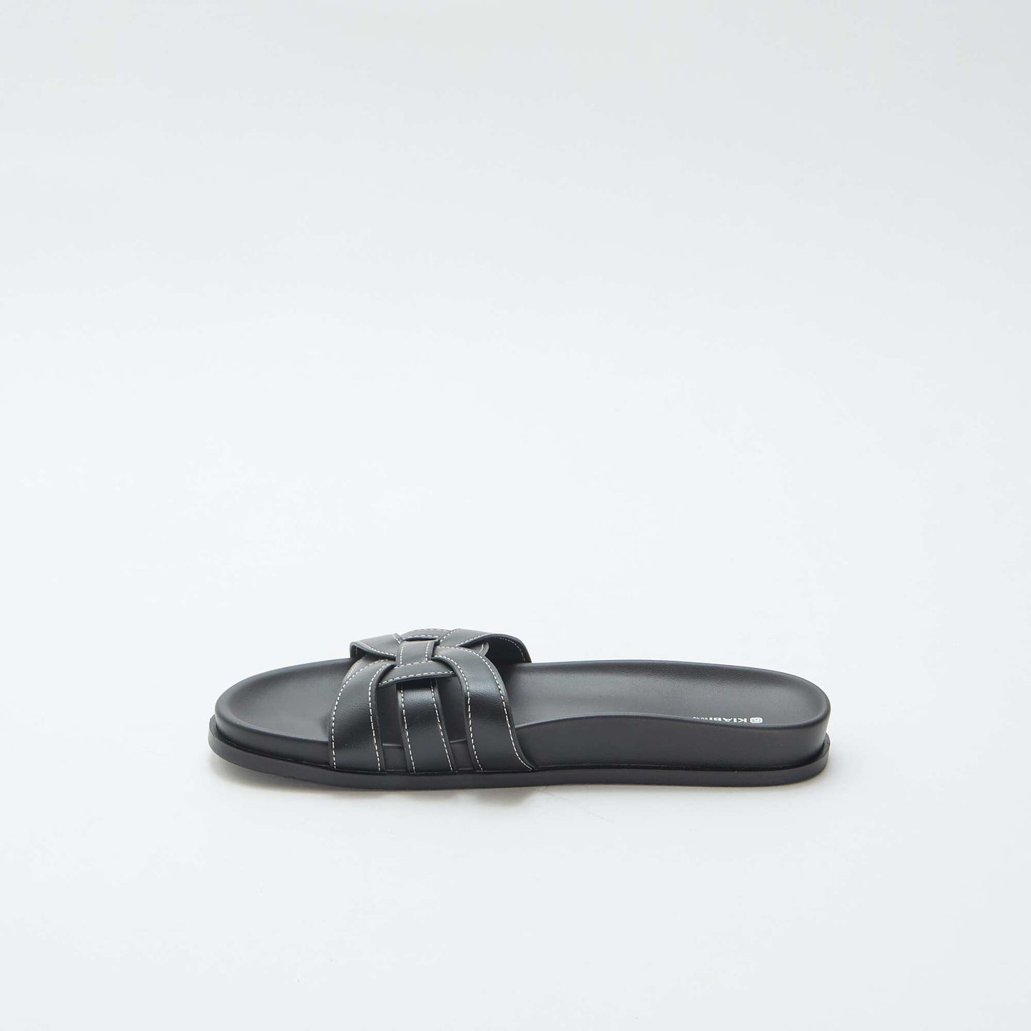 Paire de mules unies NOIR