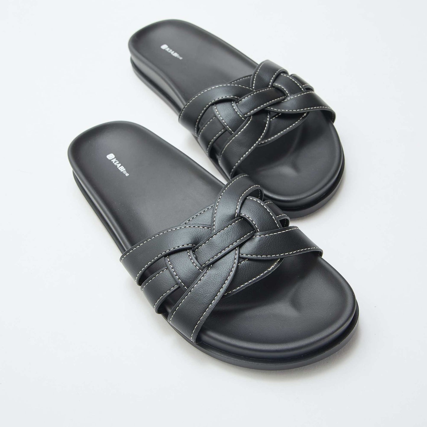 Paire de mules unies NOIR
