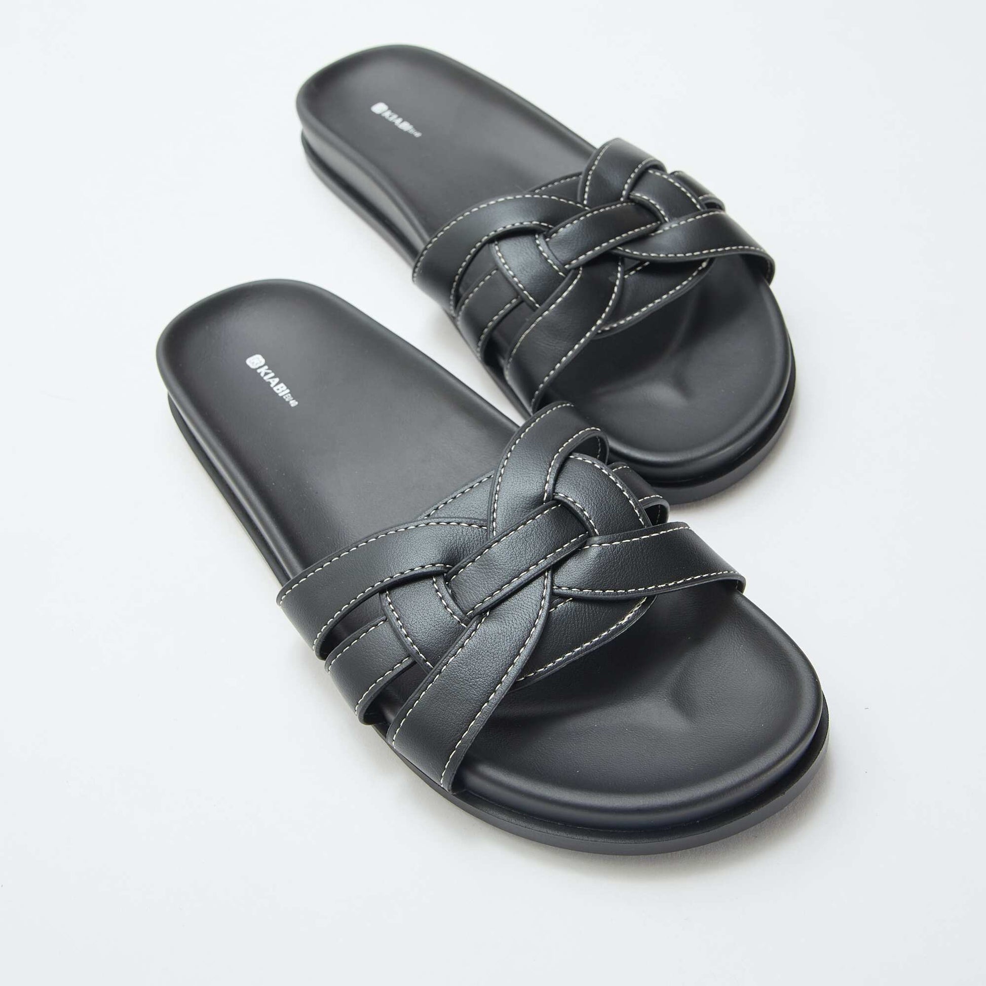 Paire de mules unies NOIR