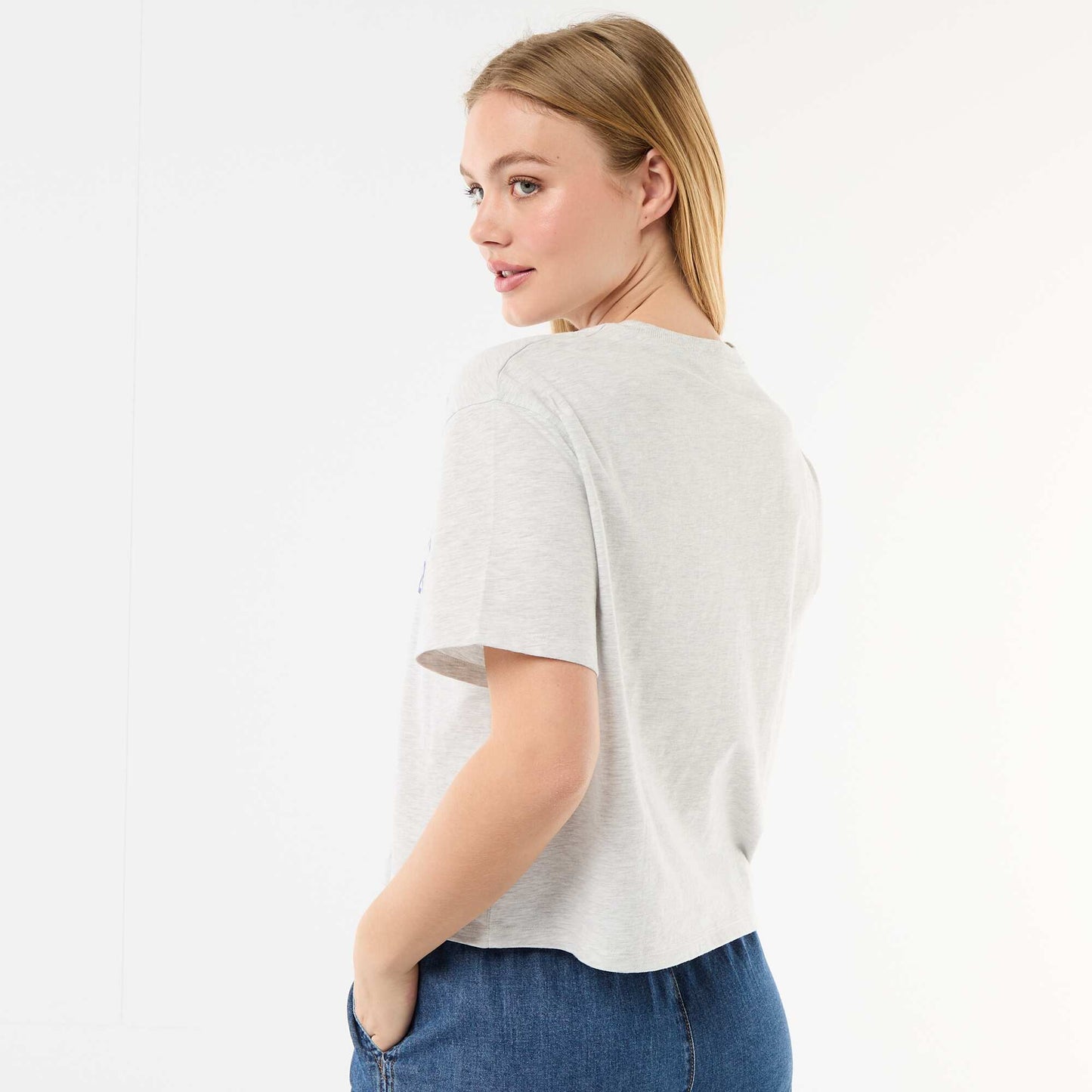 Tee-shirt chiné 'Minnie' GRIS