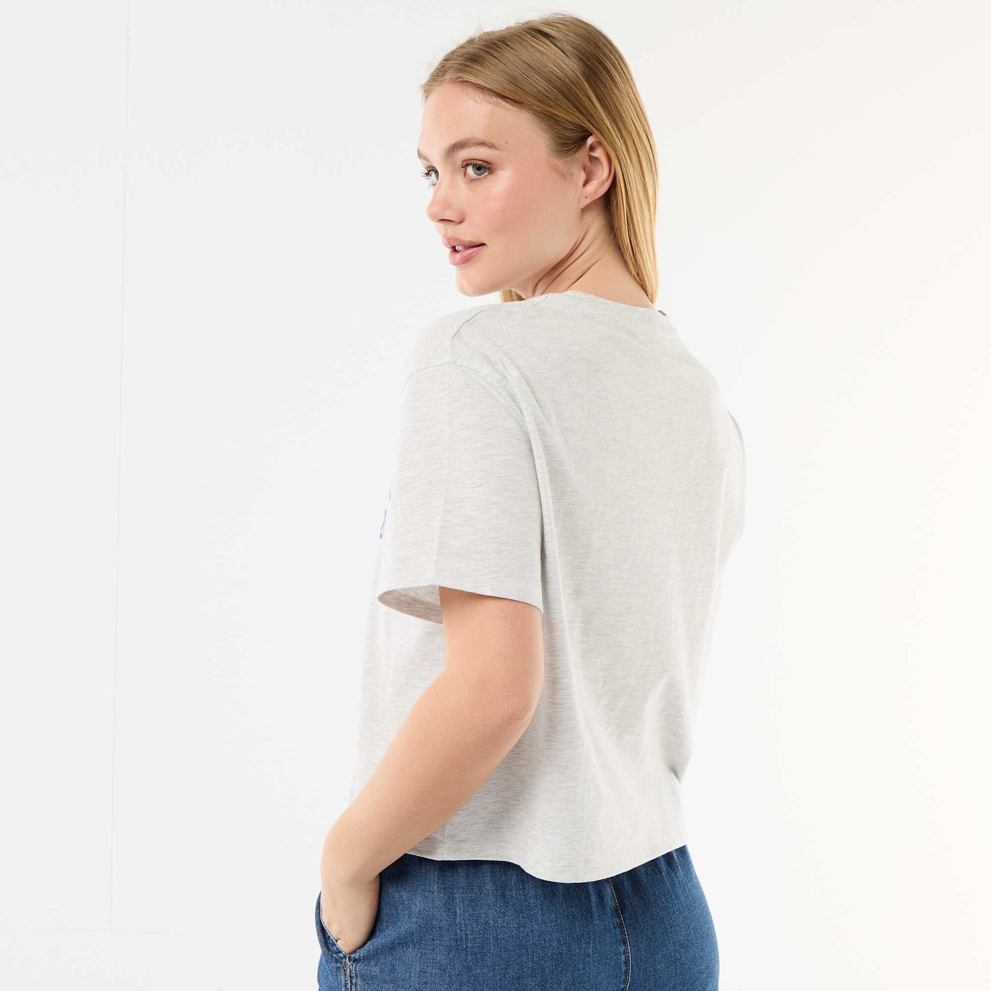 Tee-shirt chiné 'Minnie' GRIS