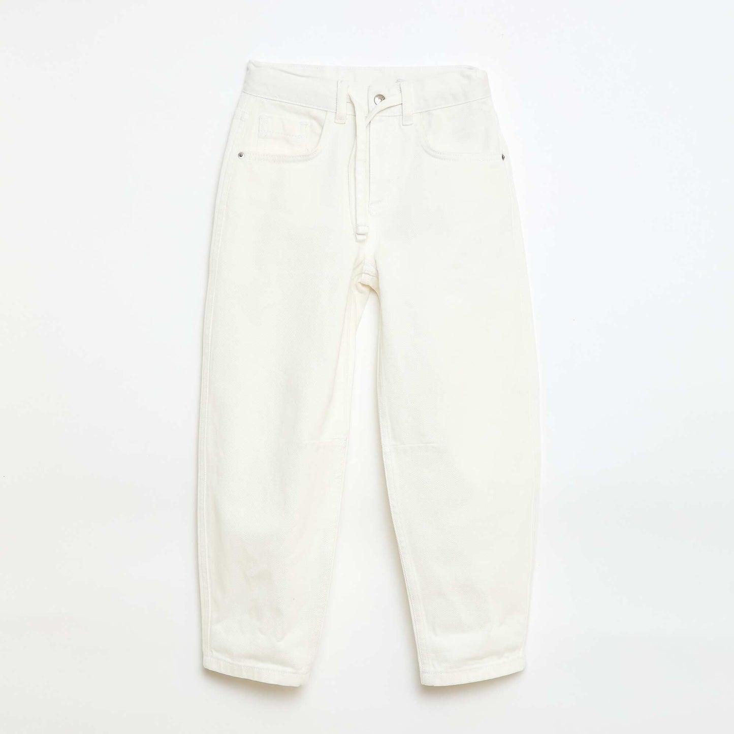 Jean barrel fit BLANC