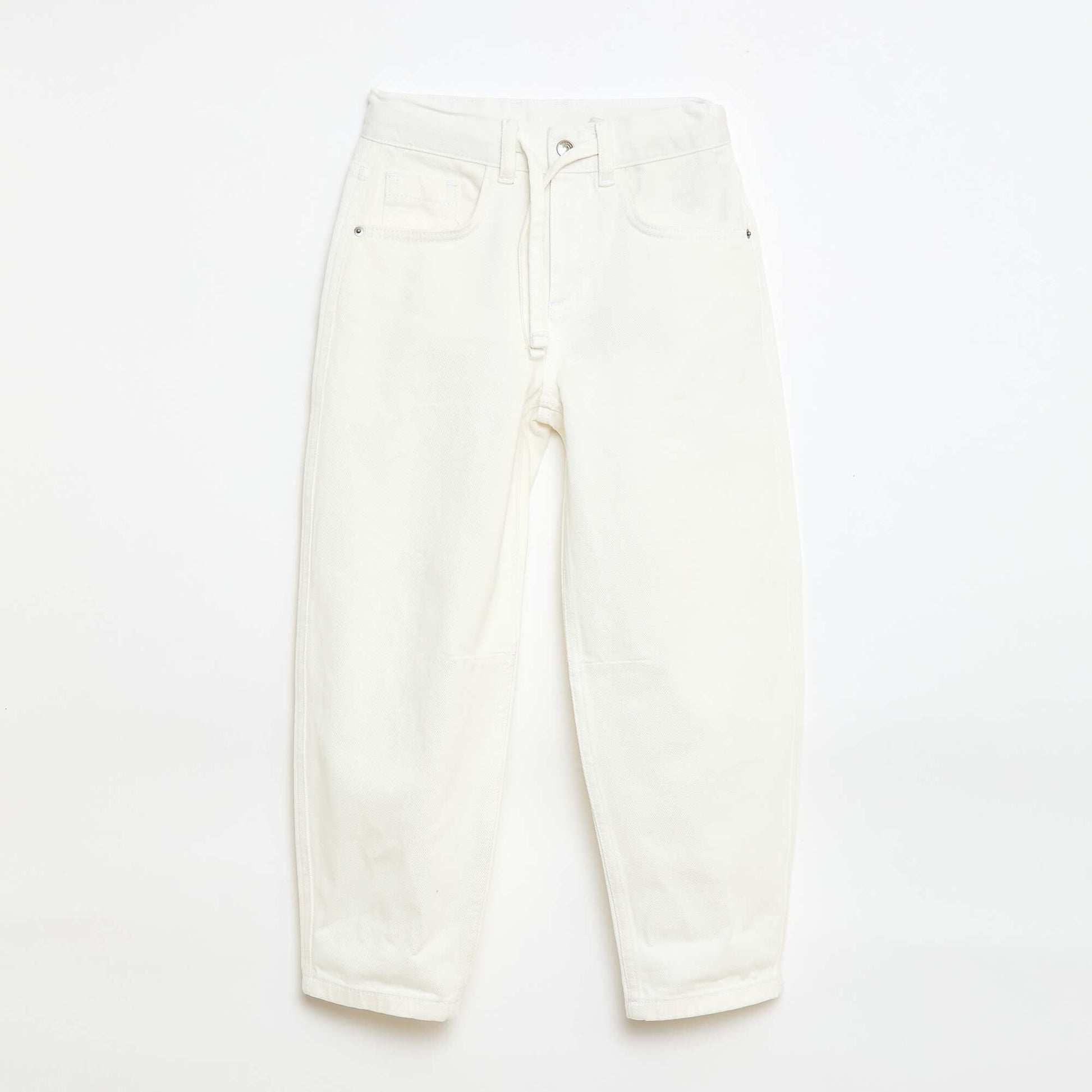 Jean barrel fit BLANC