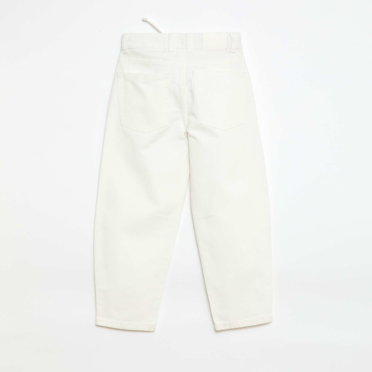 Jean barrel fit BLANC