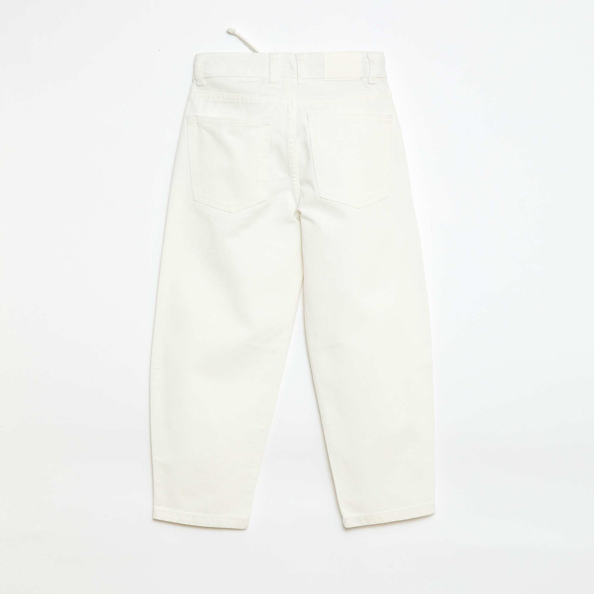 Jean barrel fit BLANC
