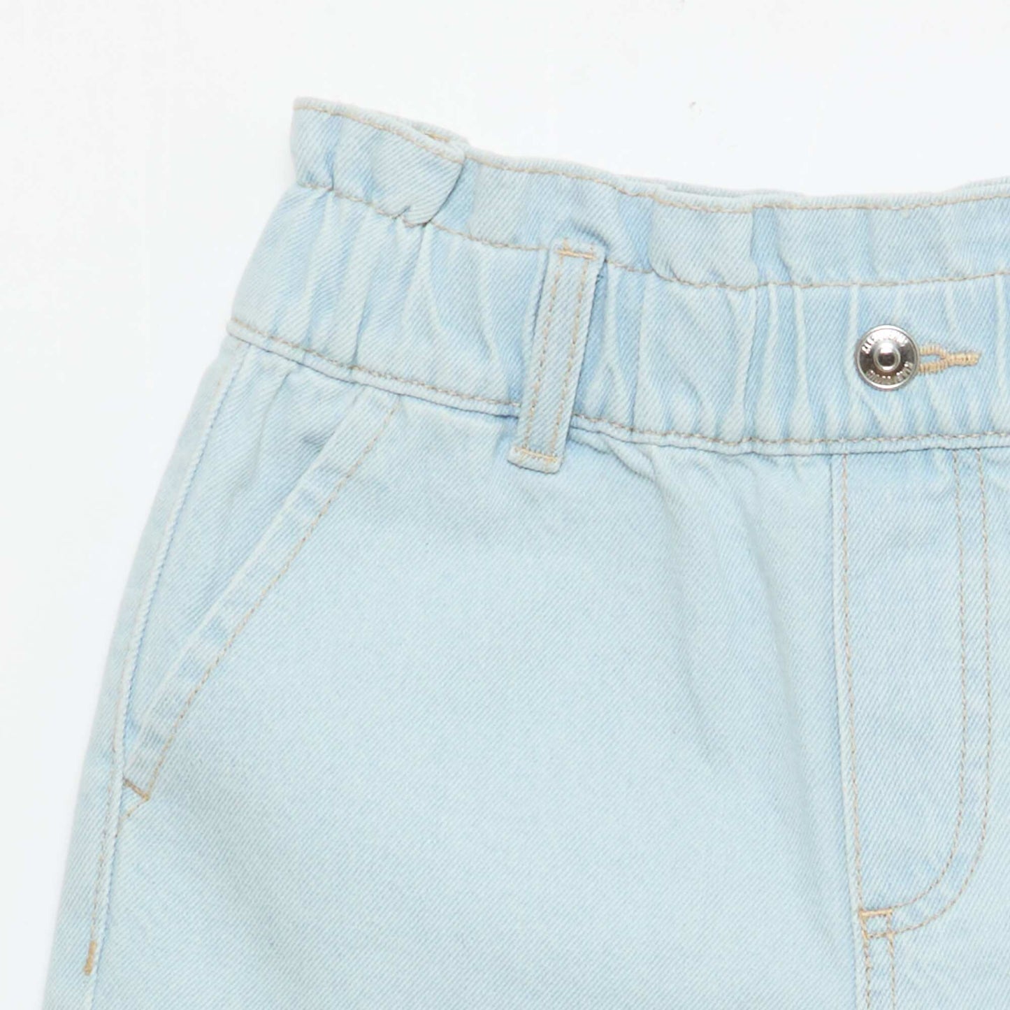 Short en jean paper bag BLEU
