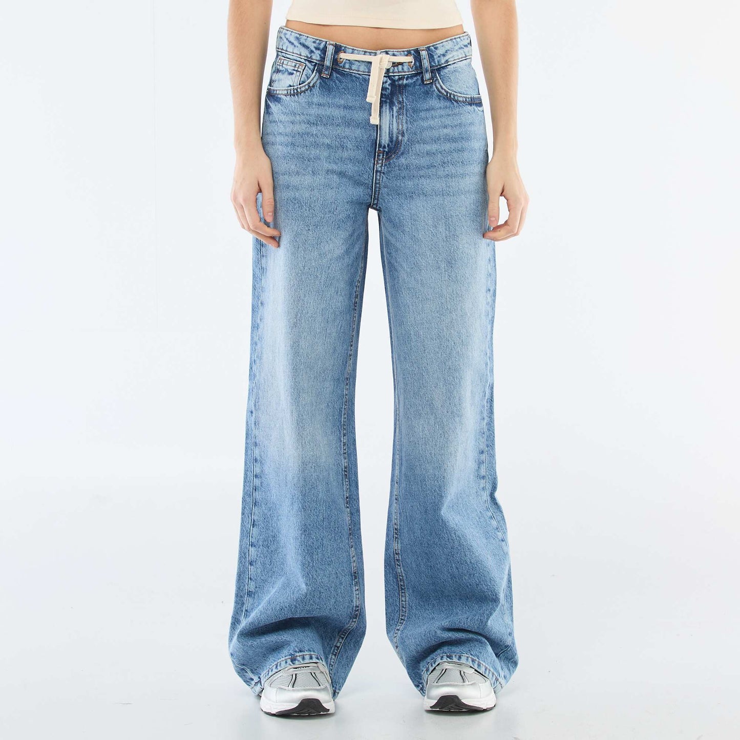 Jean taille basse BLEU