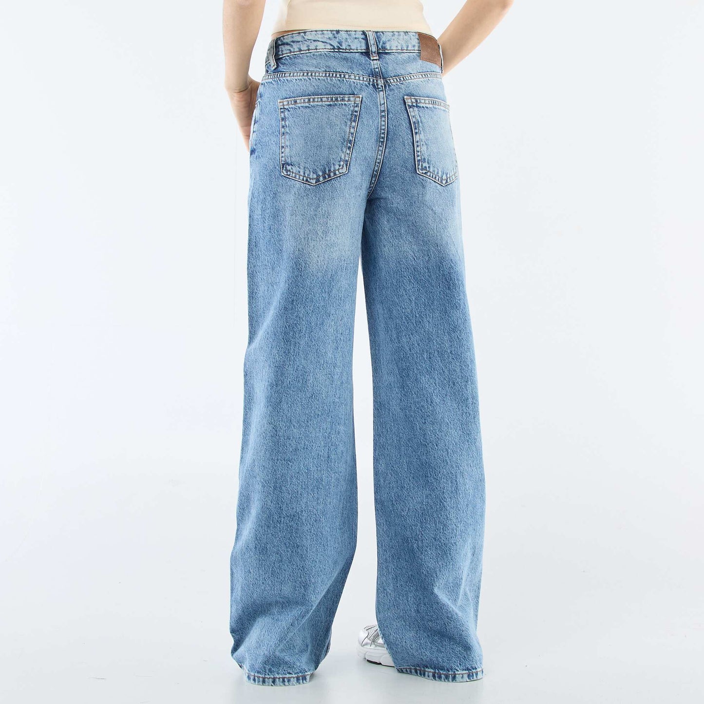 Jean taille basse BLEU