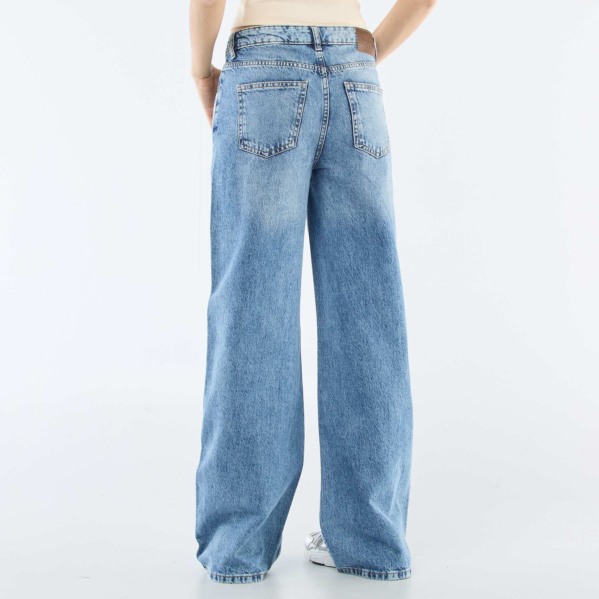 Jean taille basse BLEU