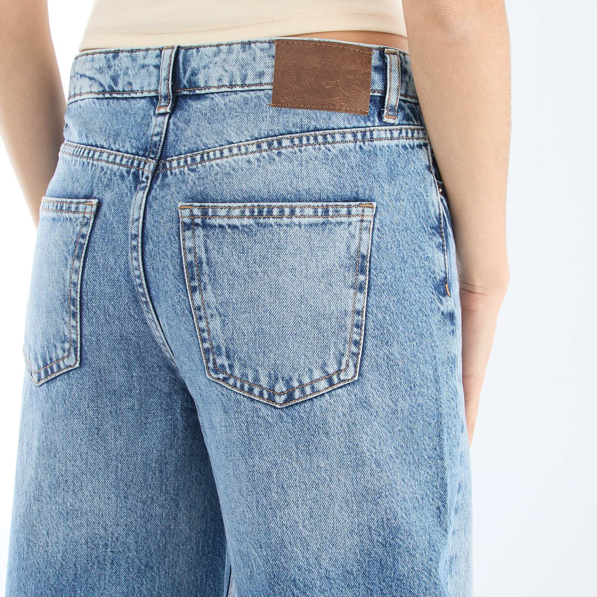 Jean taille basse BLEU