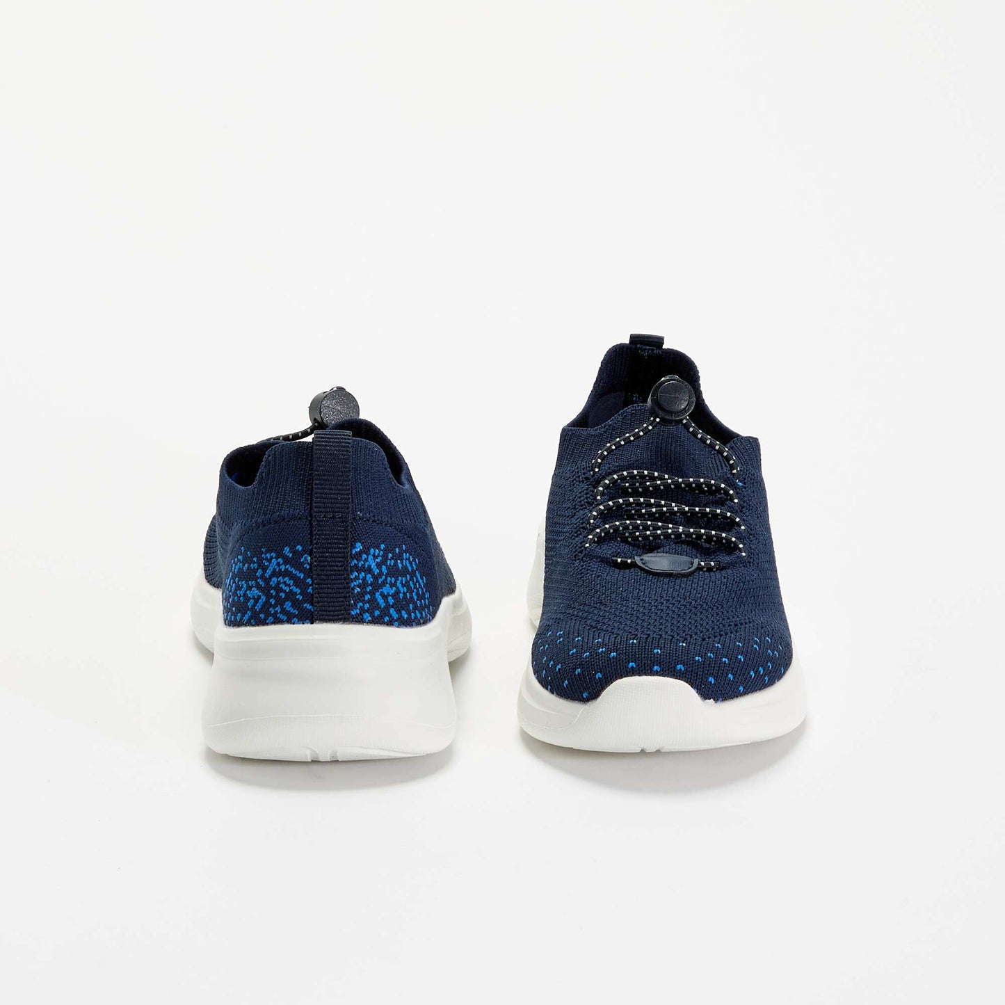 Baskets de sport en mesh avec lacets + stoppers BLEU