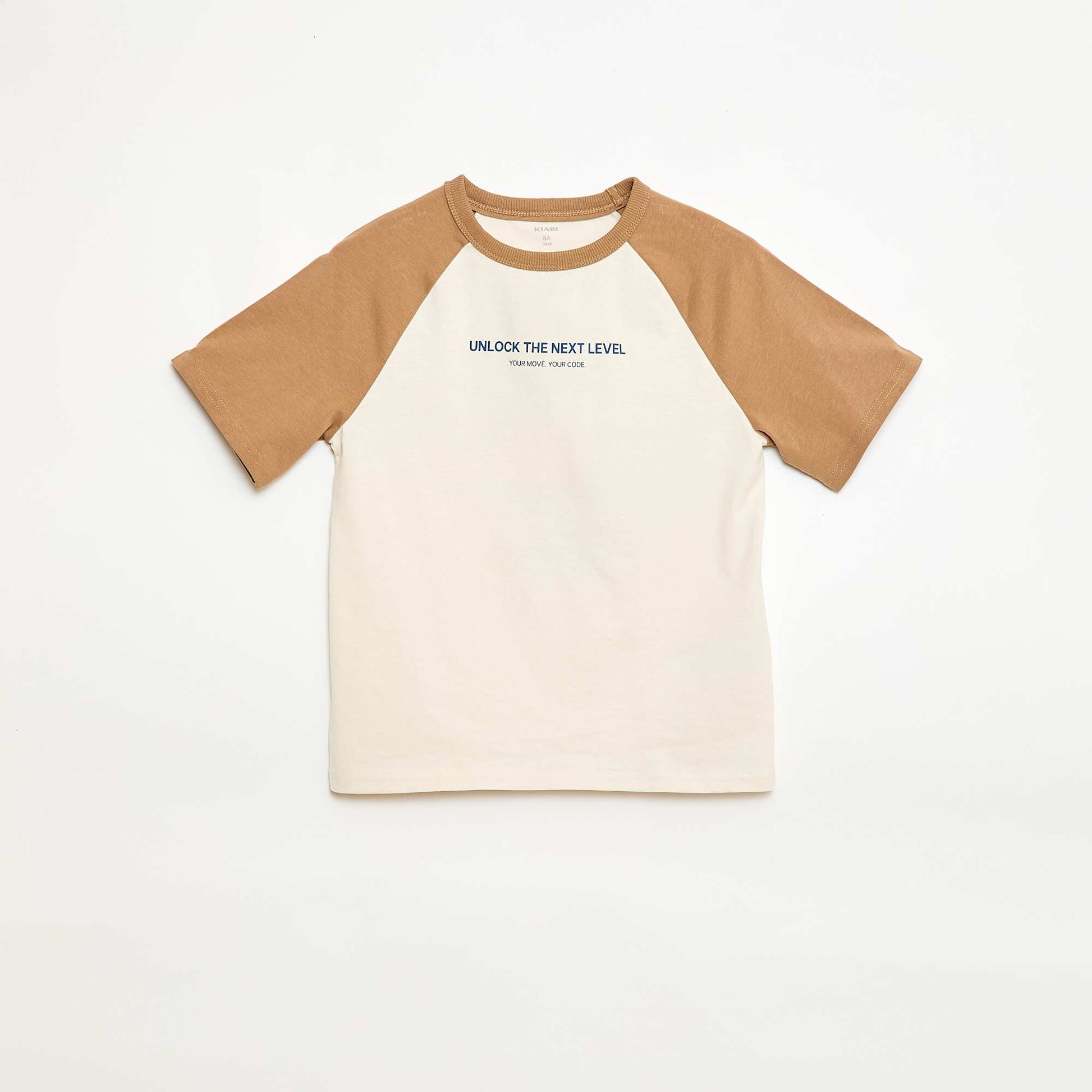 T-shirt imprimé à message BLANC