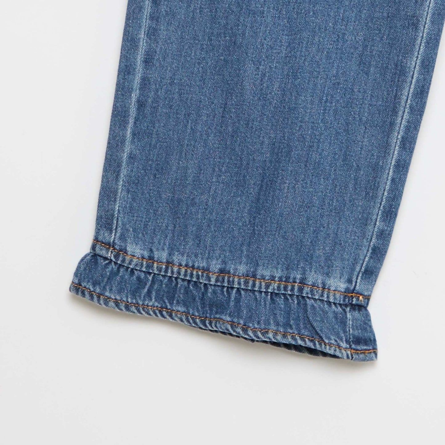 Pantalon fluide effet jean BLEU FONCé
