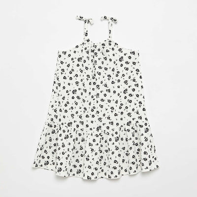 Robe en maille crêpe BLANC