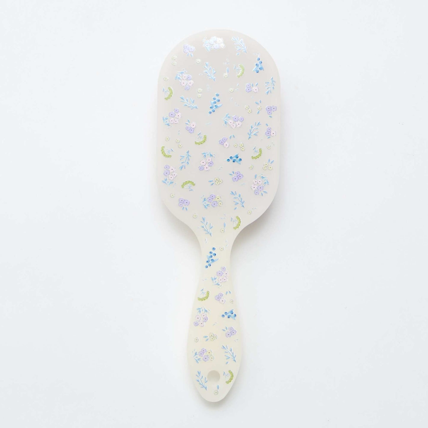 Brosse carrée imprimée JAUNE