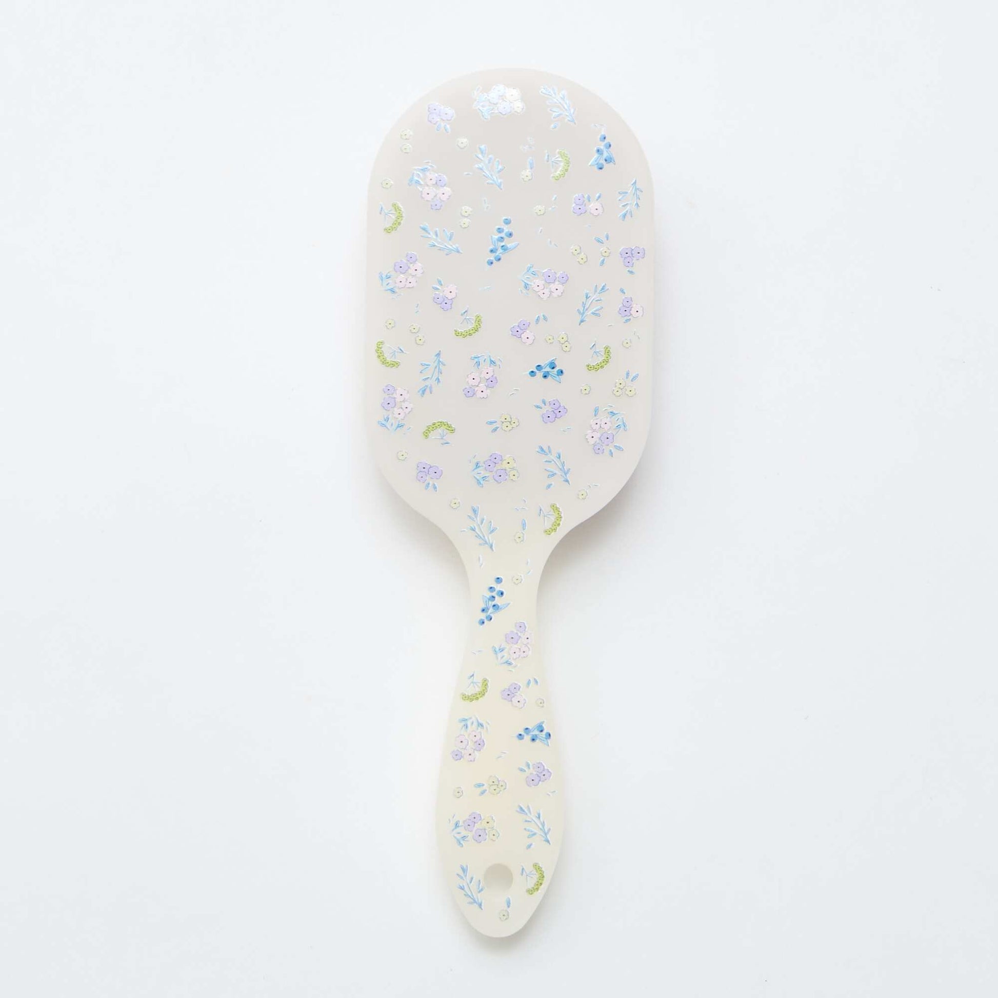 Brosse carrée imprimée JAUNE