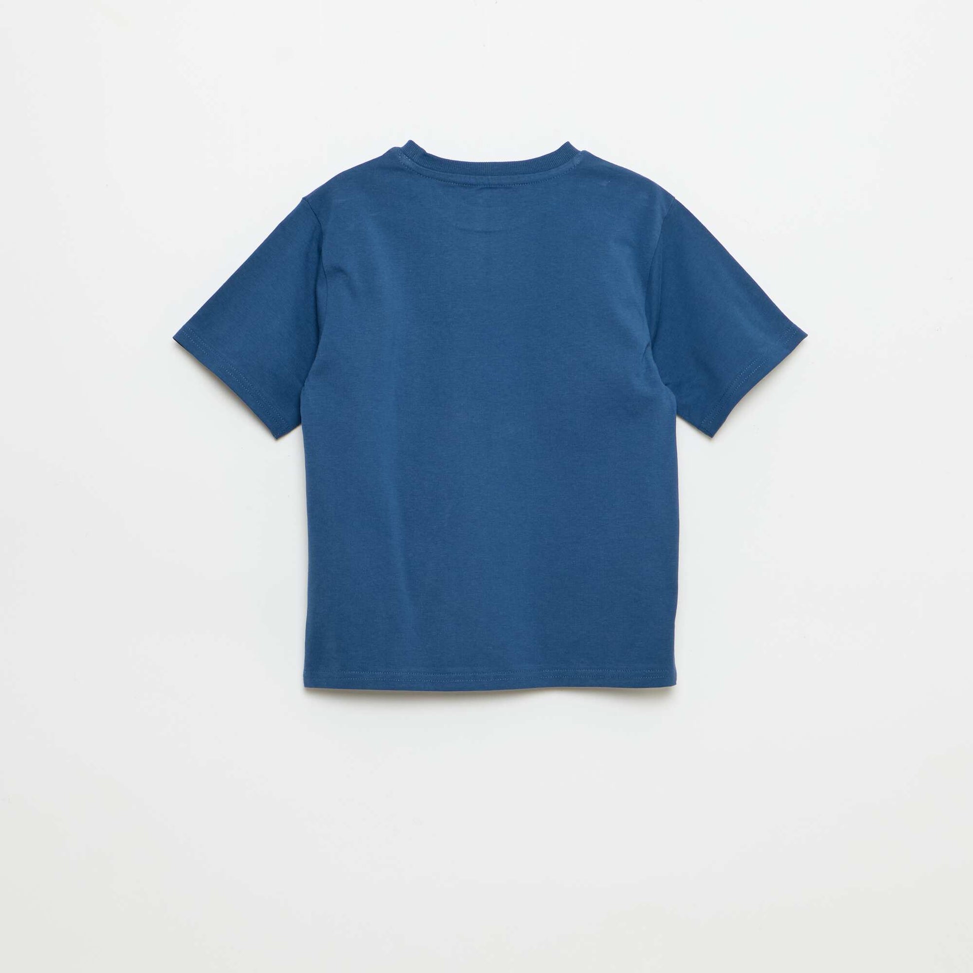 T-shirt à manches courtes imprimé BLEU
