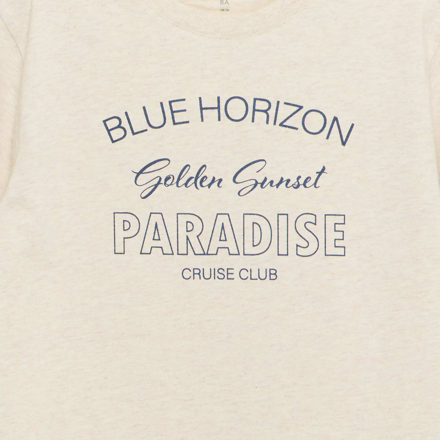 T-shirt à manches courtes imprimé BEIGE