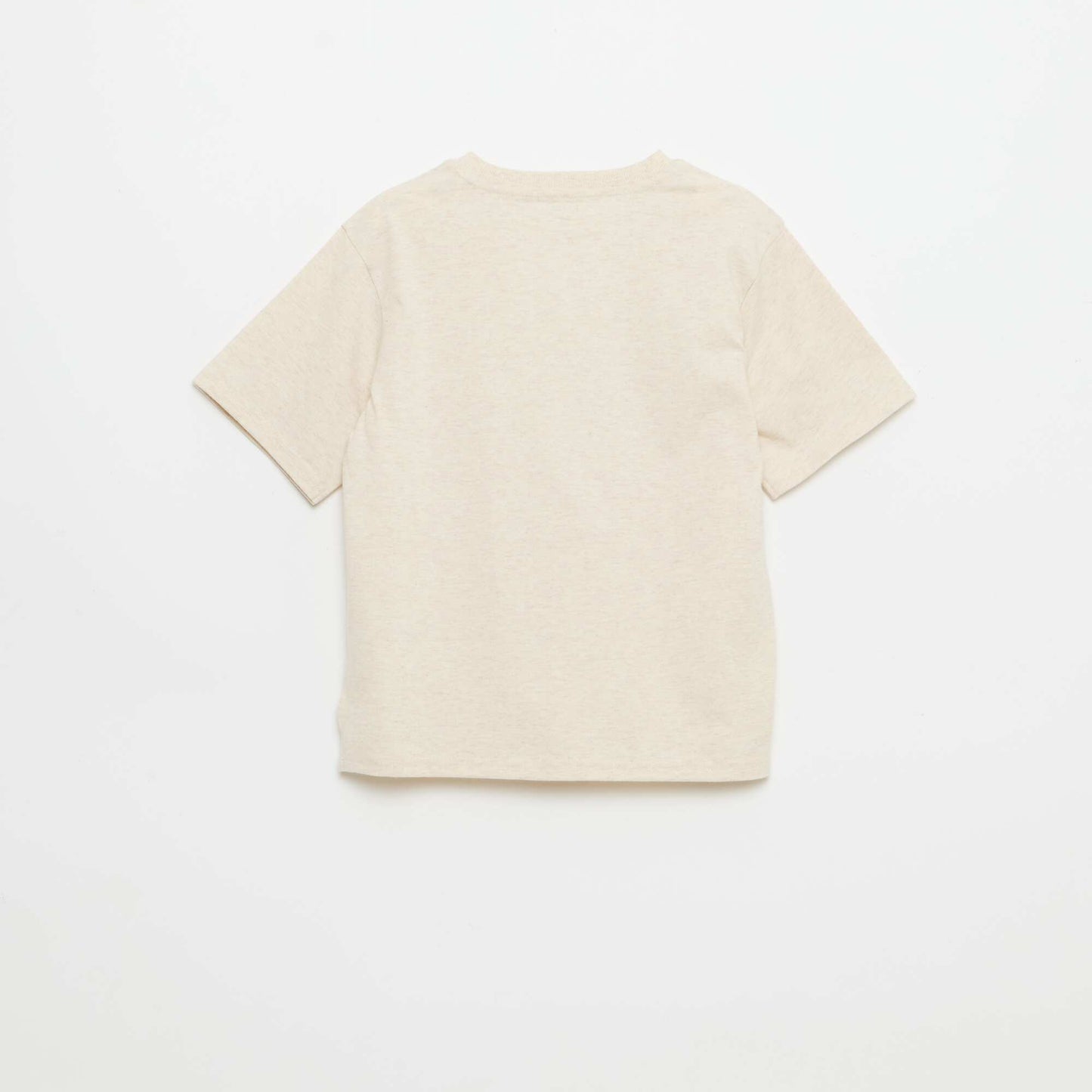 T-shirt à manches courtes imprimé BEIGE