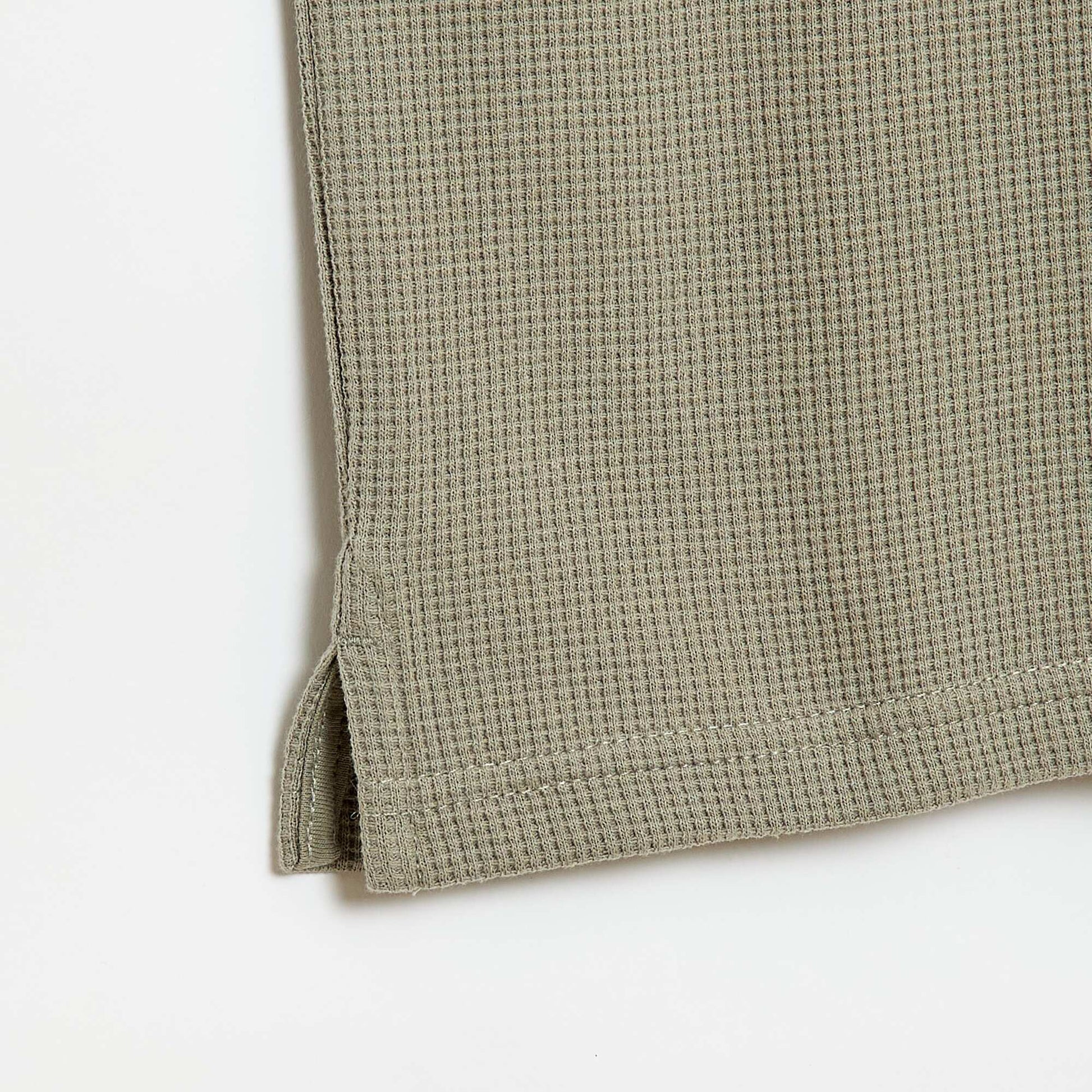 Polo en matière en nid d'abeilles VERT