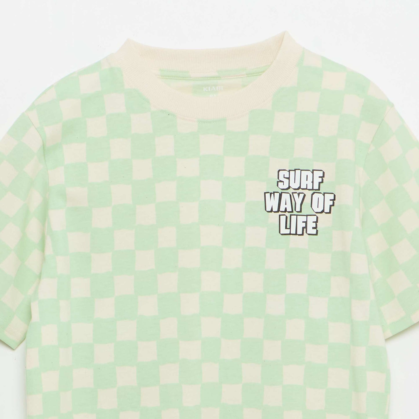 T-shirt imprimé fantaisie manches courtes VERT