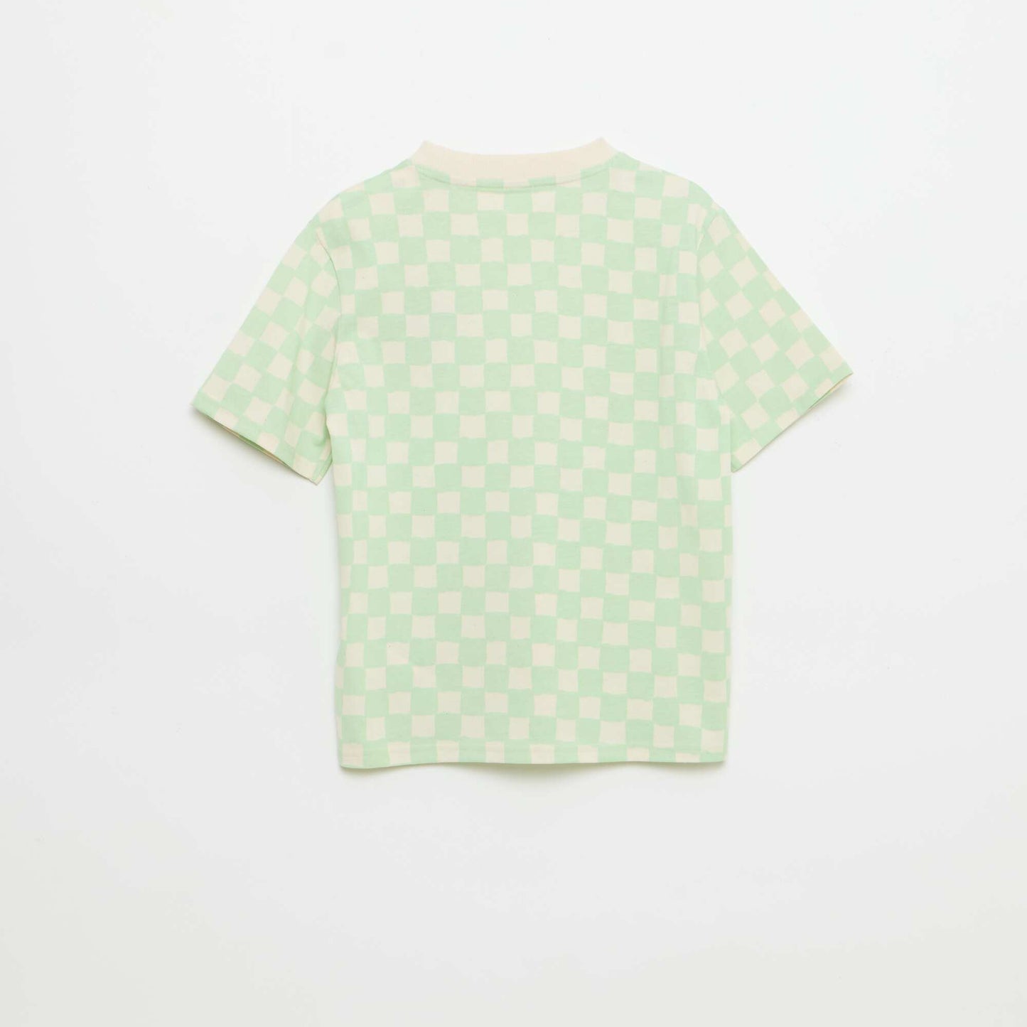 T-shirt imprimé fantaisie manches courtes VERT