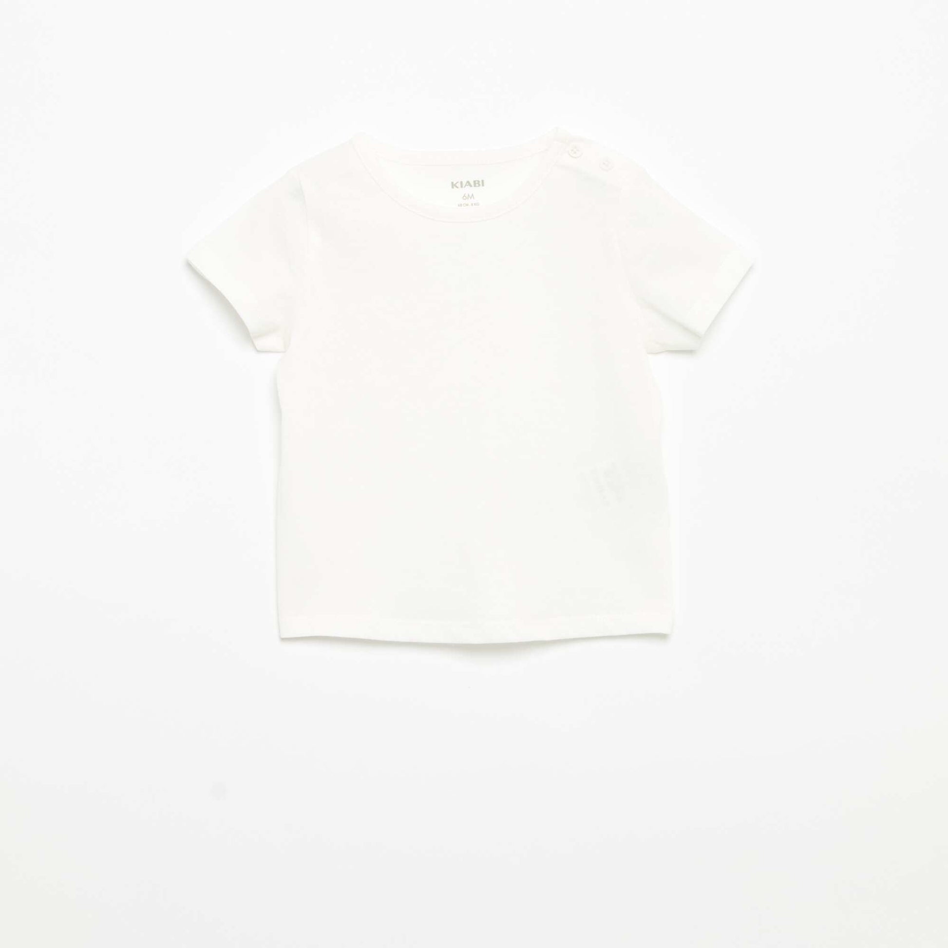 Lot de 4 T-shirts unis BLANC