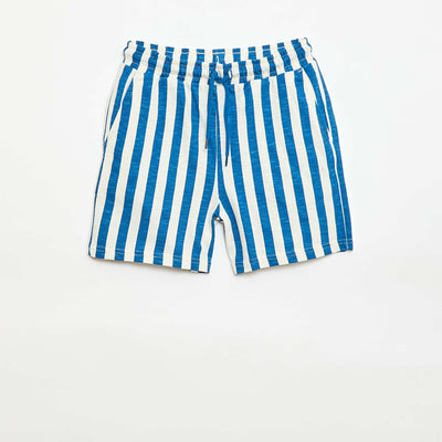Bermuda à motif BLEU