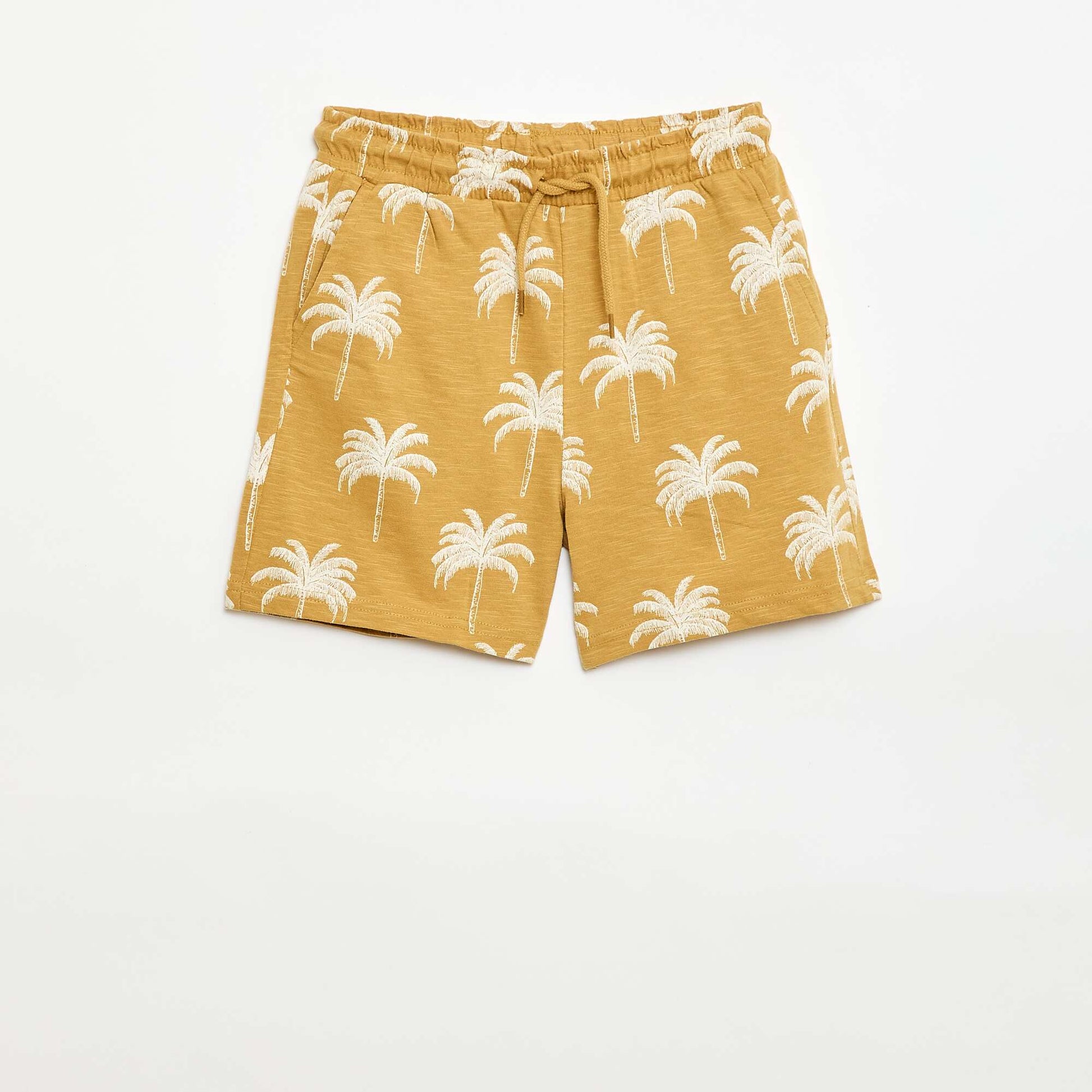 Bermuda à motif JAUNE