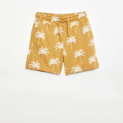 Bermuda à motif JAUNE