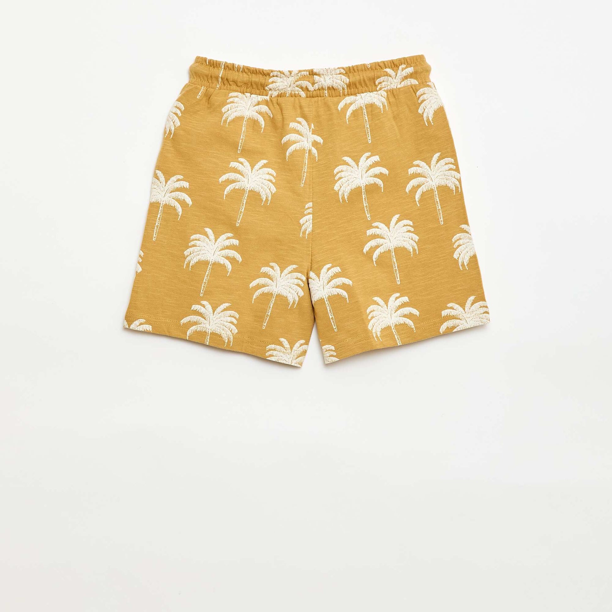 Bermuda à motif JAUNE
