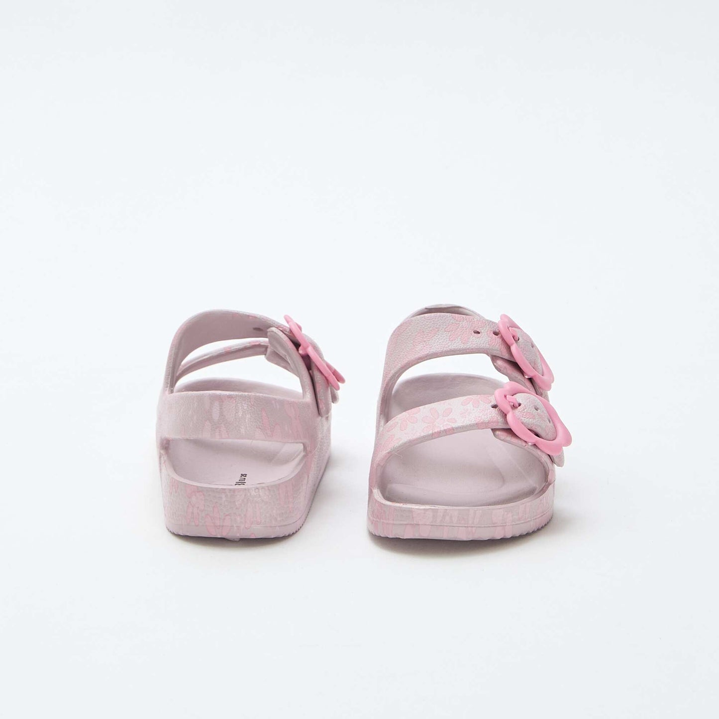 Sandales en plastique à motif fleuri ROSE