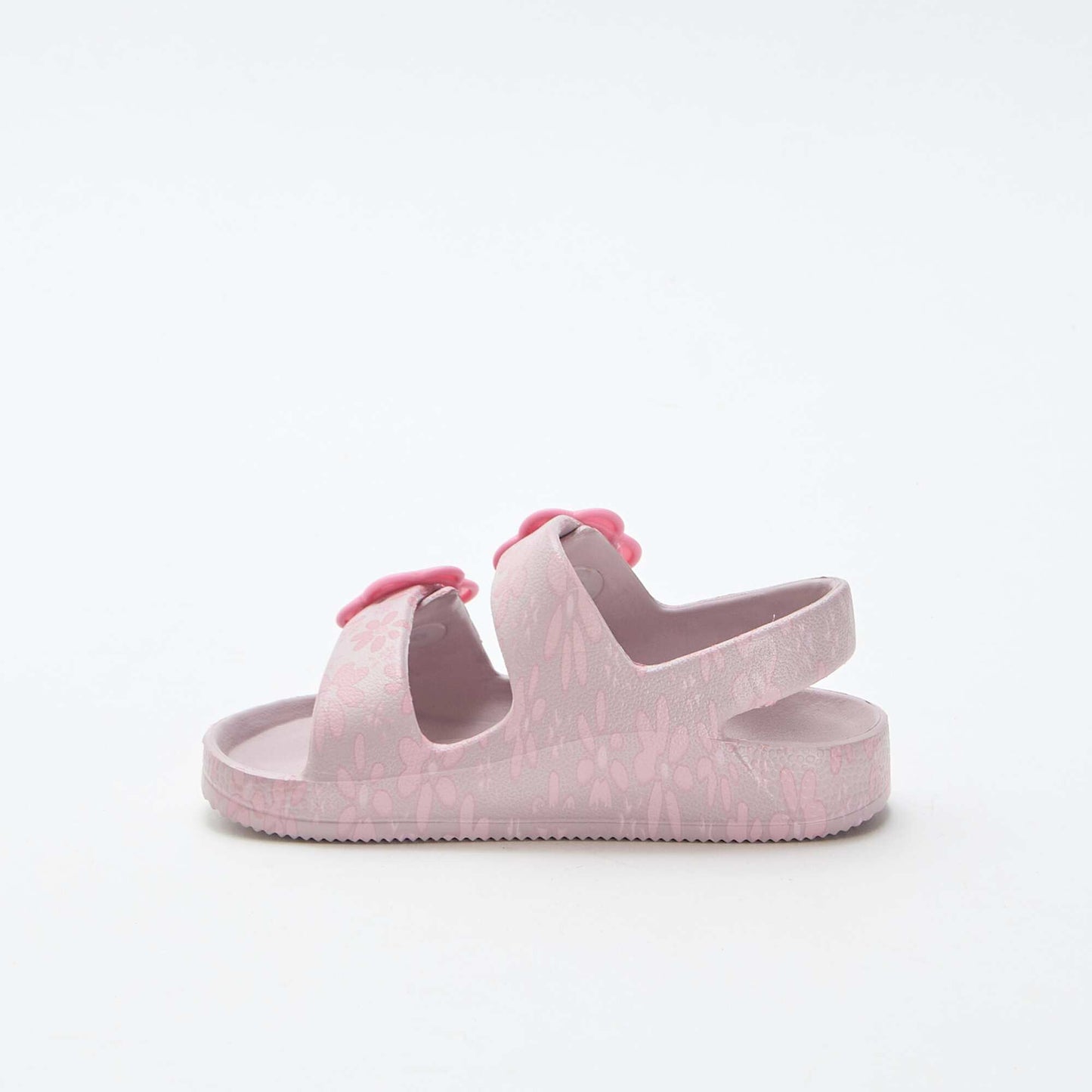 Sandales en plastique à motif fleuri ROSE