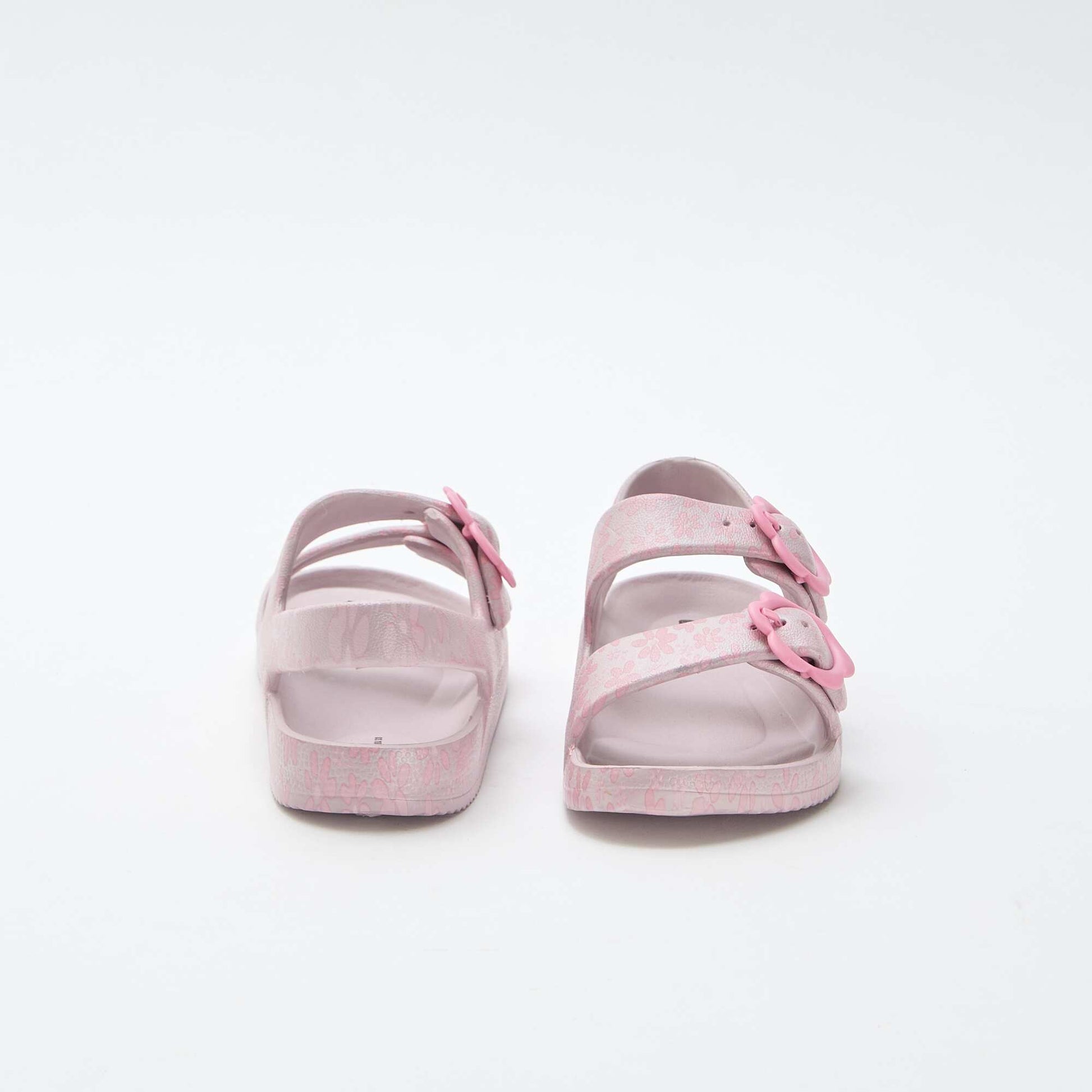 Sandales en plastique à motif fleuri ROSE
