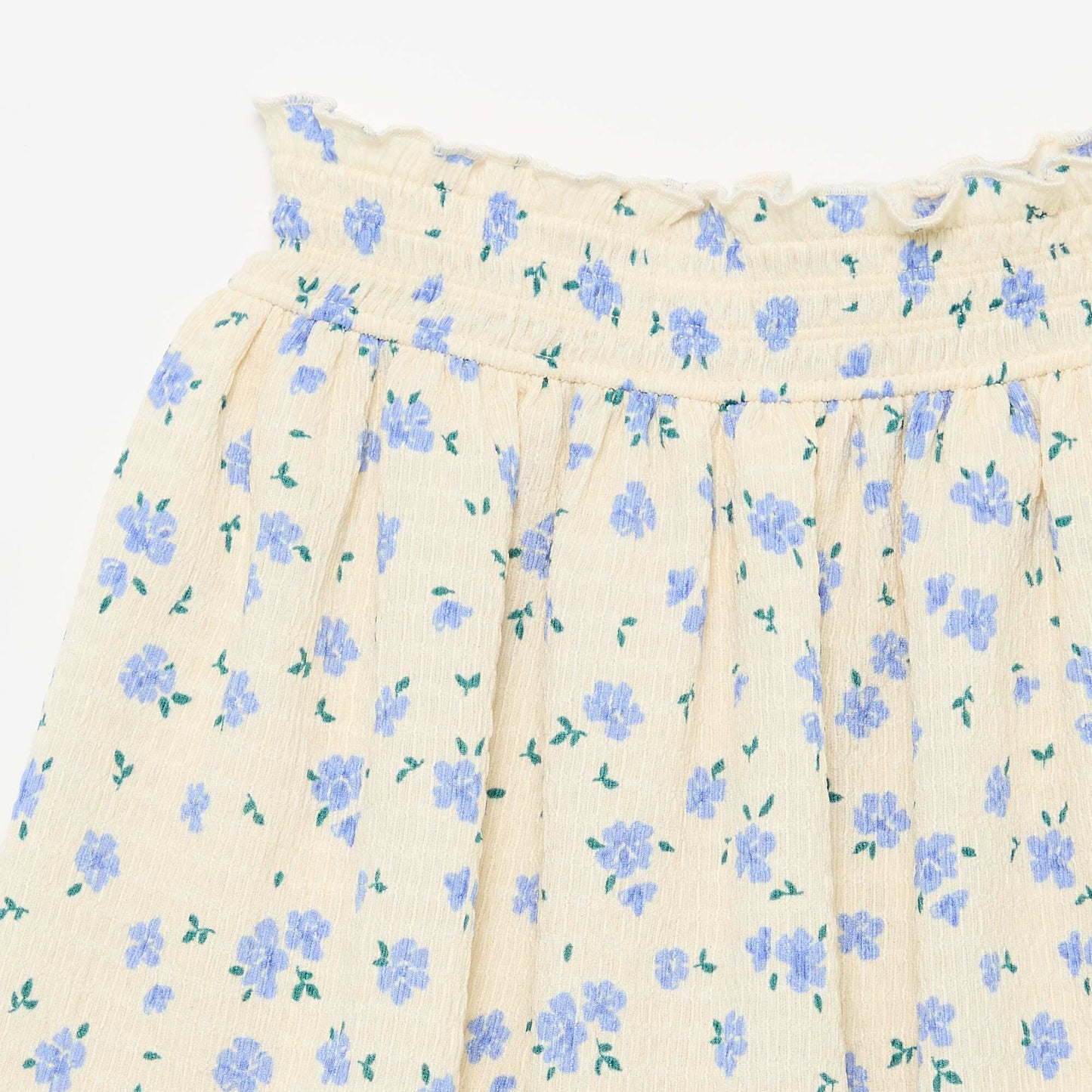 Jupe courte forme patineuse avec short intégré BEIGE