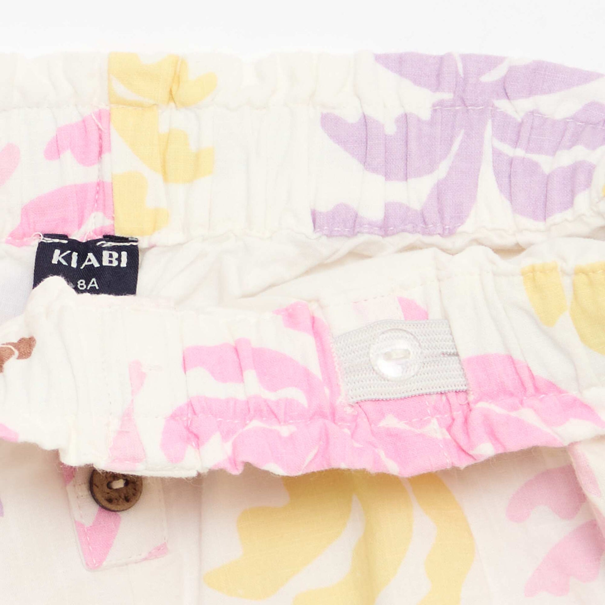 Short en seersucker coupe droite BEIGE
