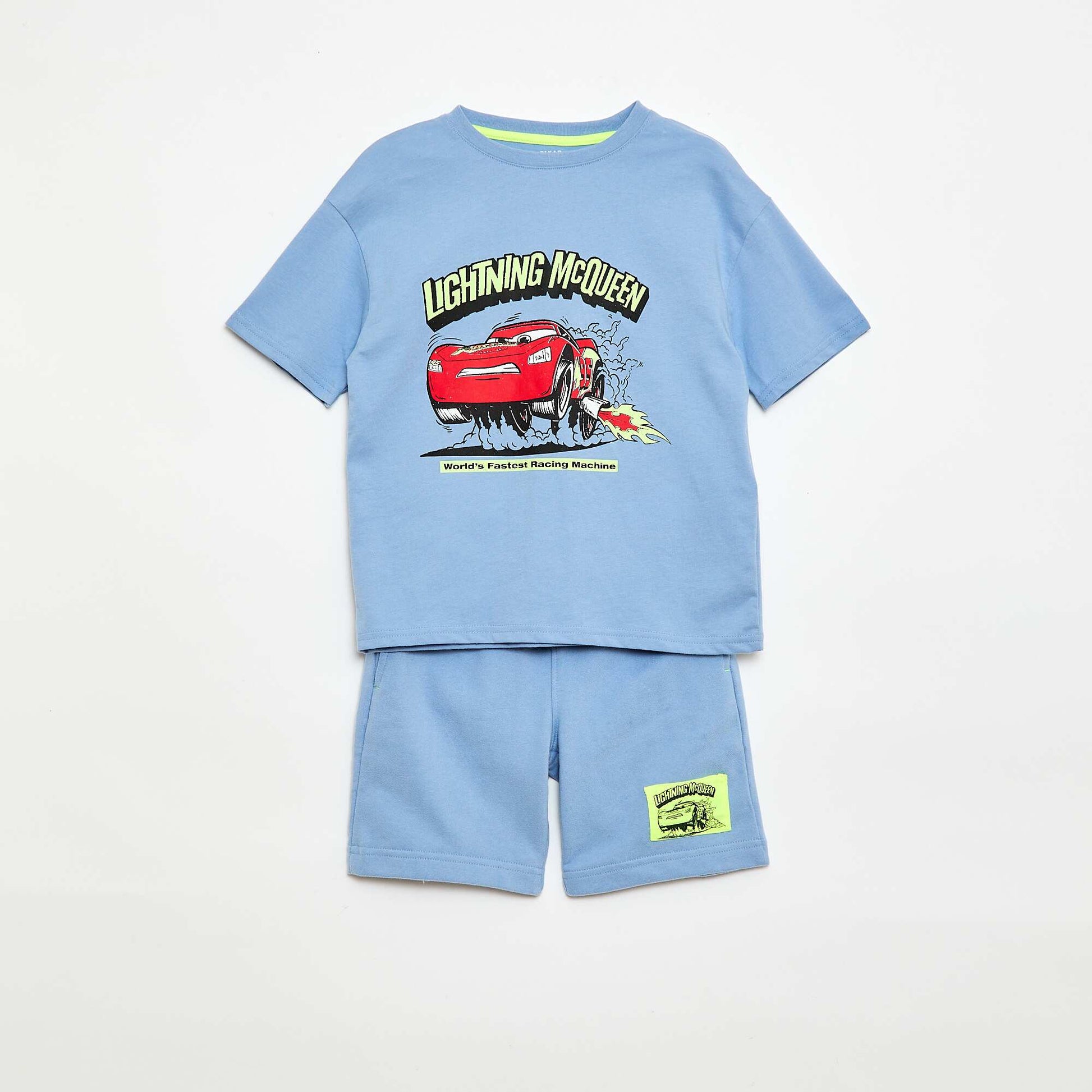 Ensemble T-shirt + bermuda 'Disney' - 2 pièces BLEU