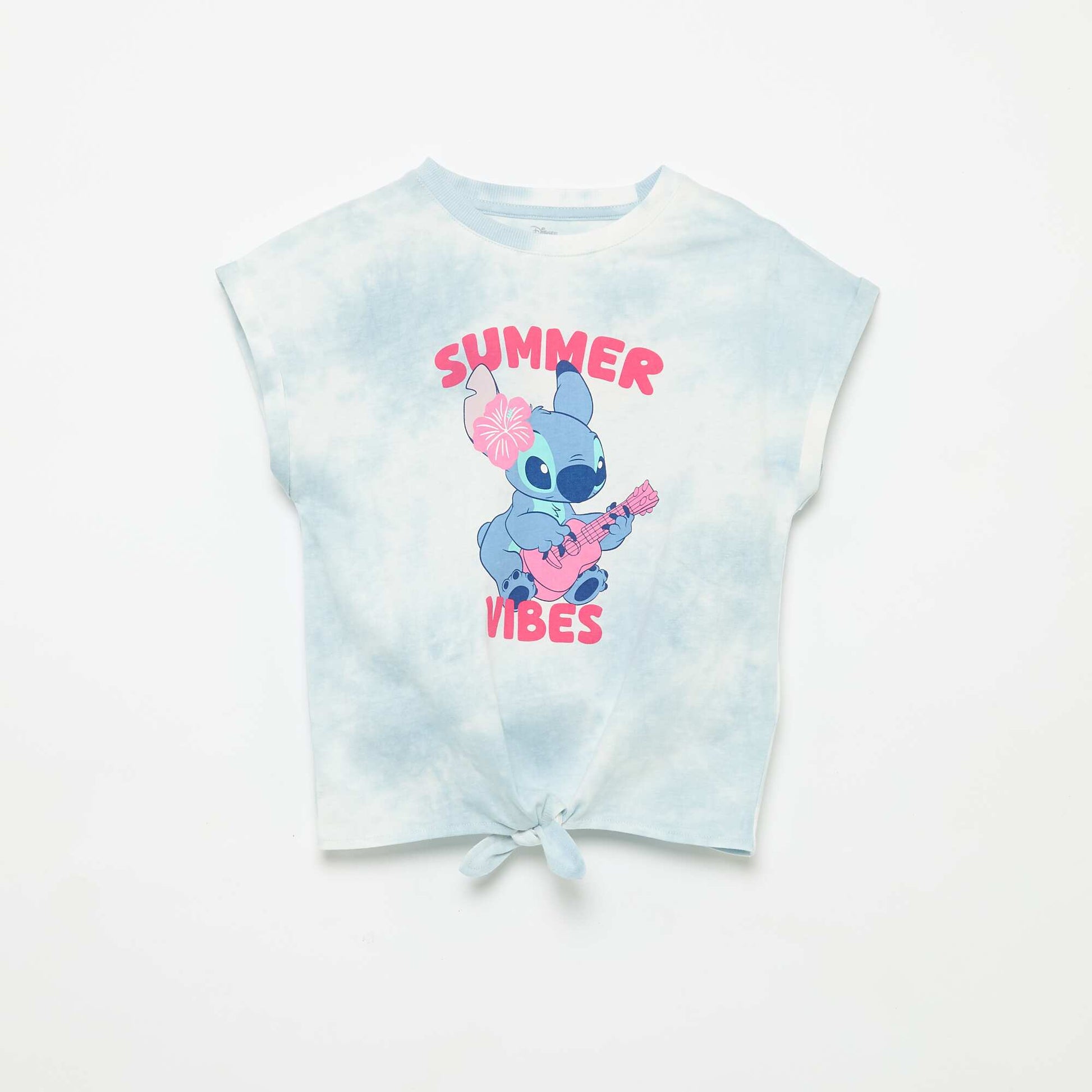 Ensemble short volanté + T-shirt 'Disney' BLEU