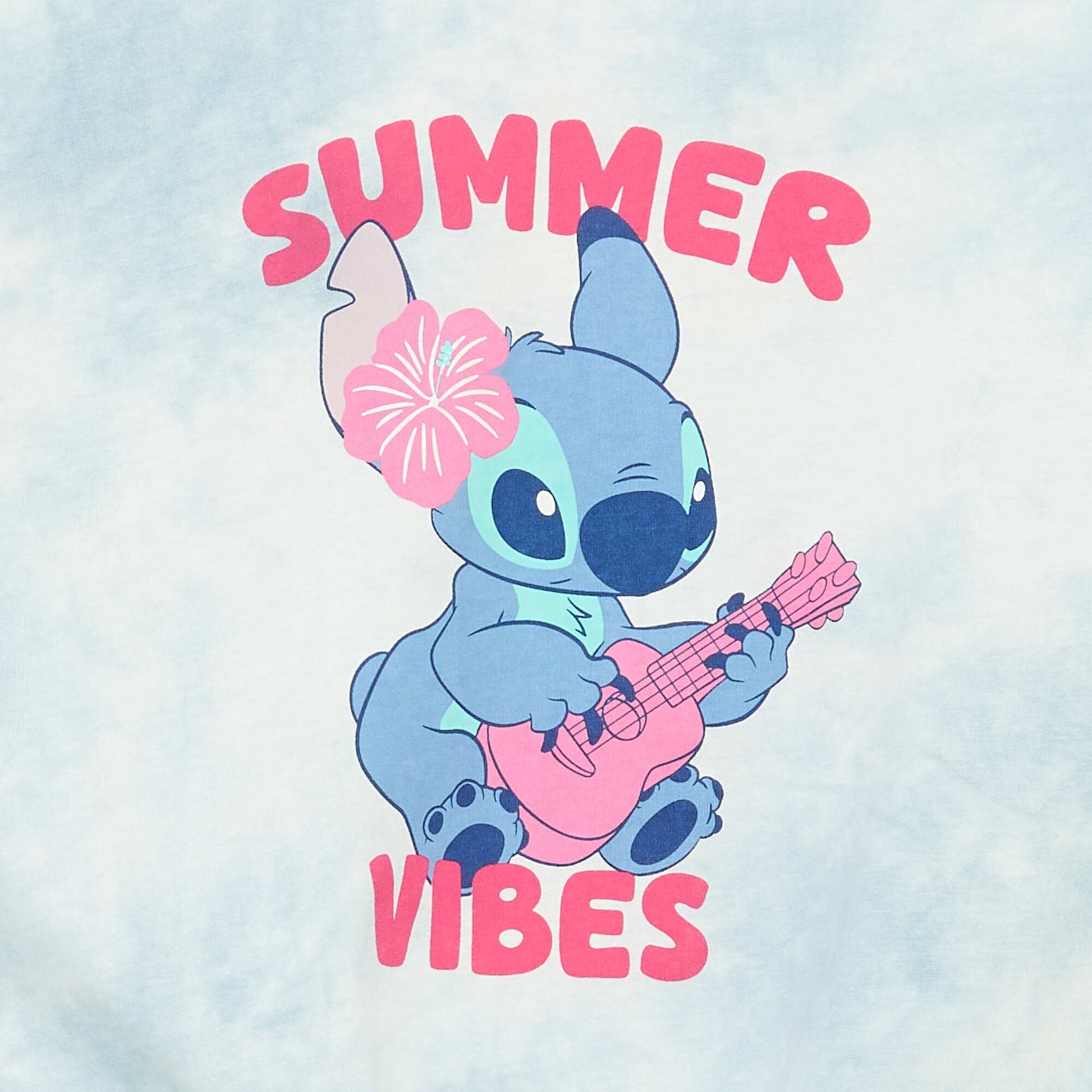 Ensemble short volanté + T-shirt 'Disney' BLEU