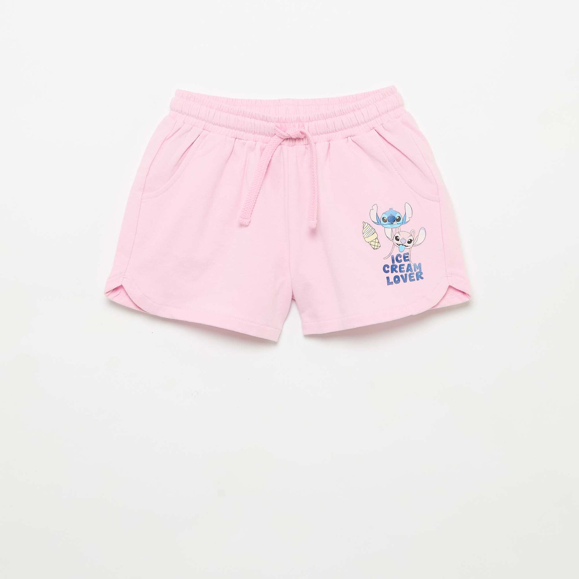 Lot de 2 shorts 'Disney' en molleton non gratté ROSE