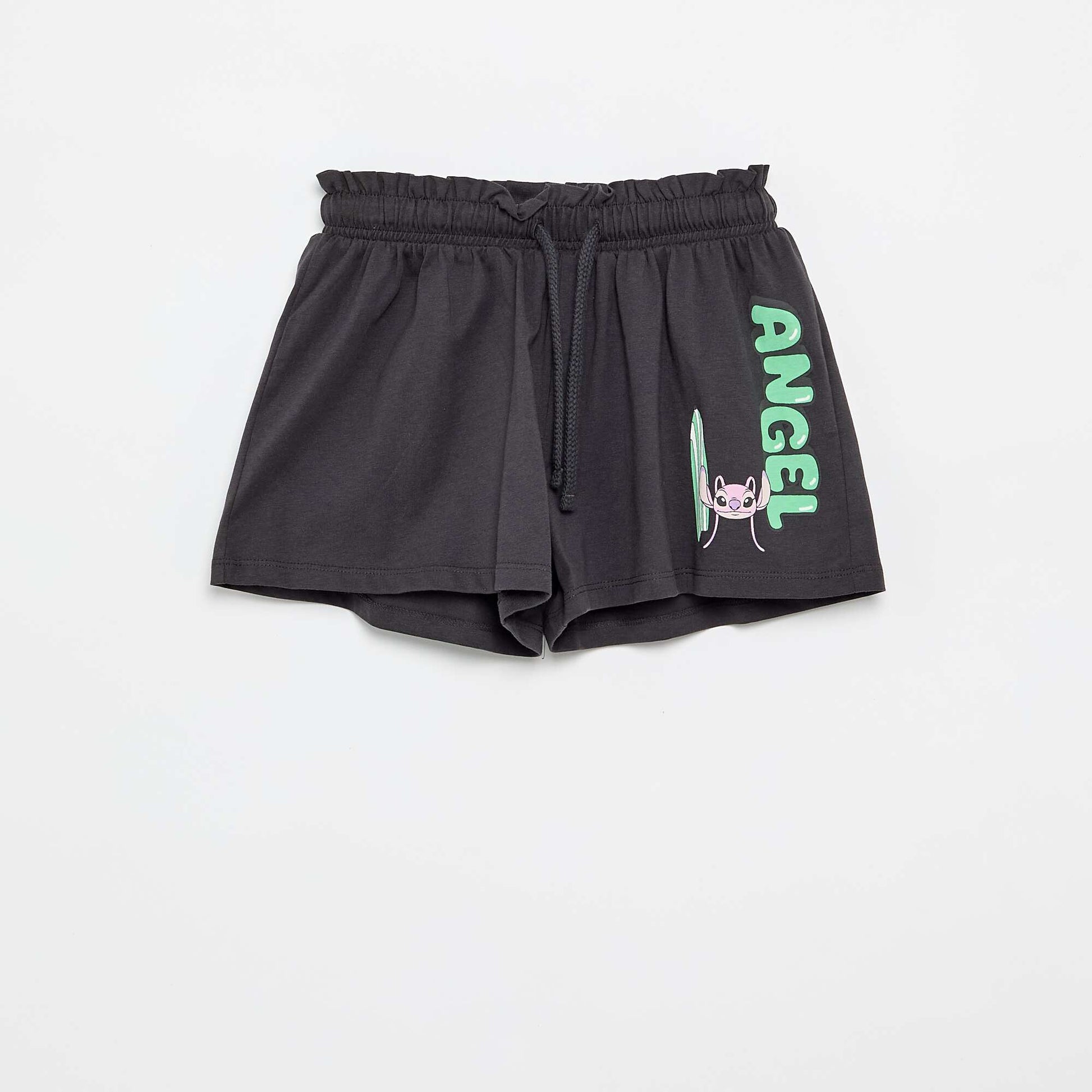 Short 'Disney' en jersey de coton NOIR