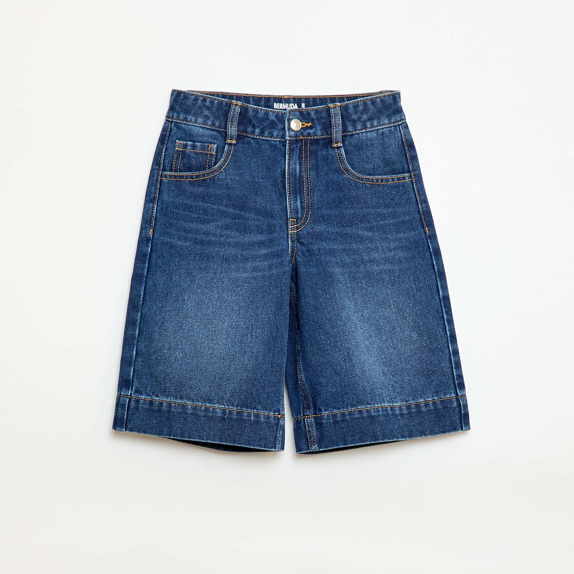 Bermuda en jean BLEU