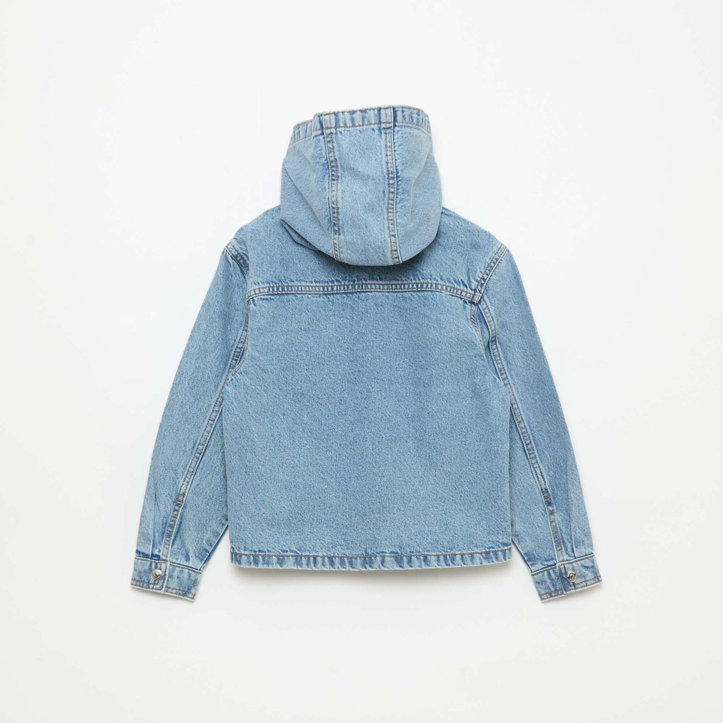 Veste en jean avec capuche BLEU